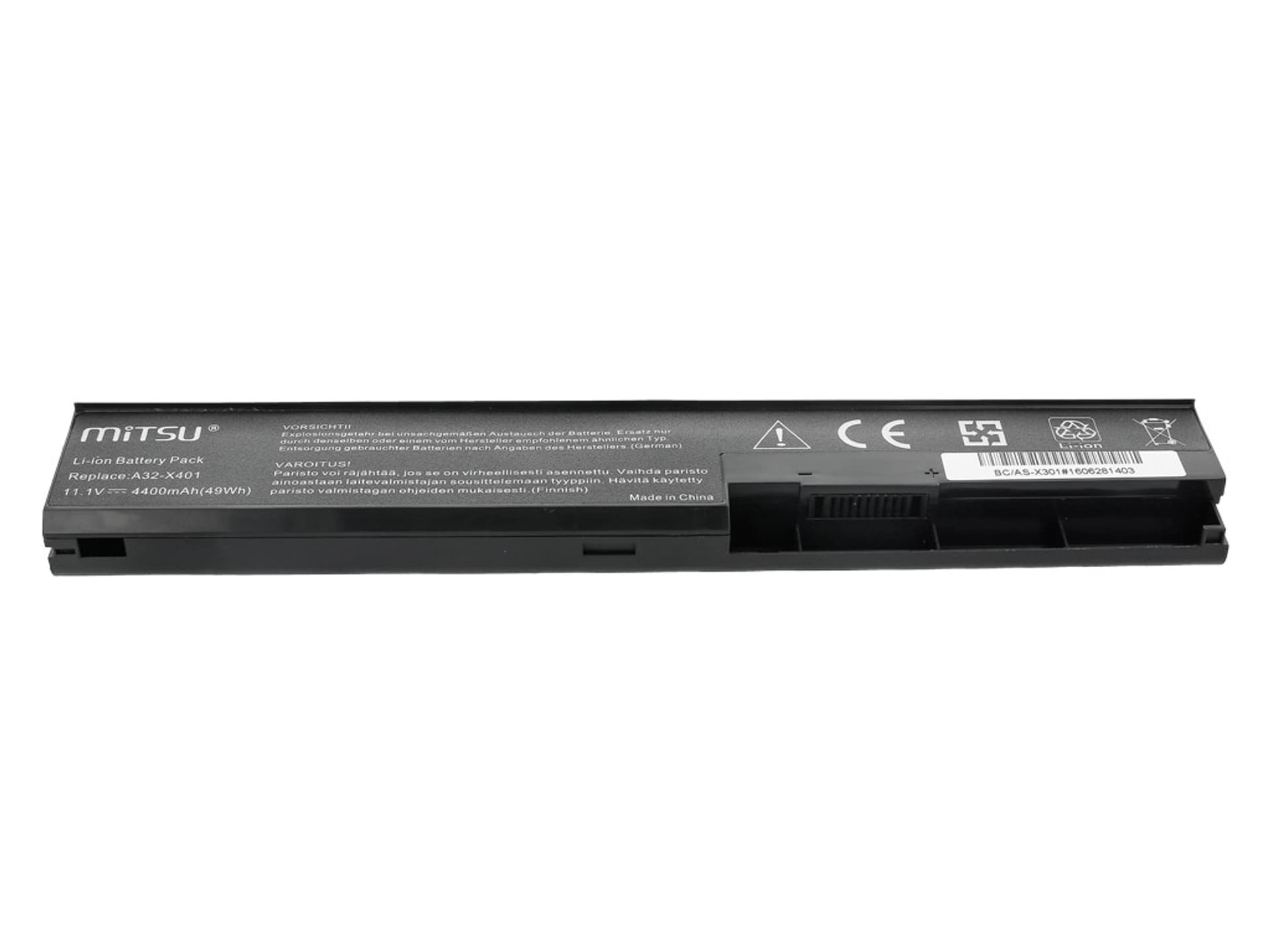 

Bateria do Asus X301, X401, X501 4400 mAh (48 Wh) 10.8 - 11.1 Volt, 48 wh) 10.8 - 11.1 vol