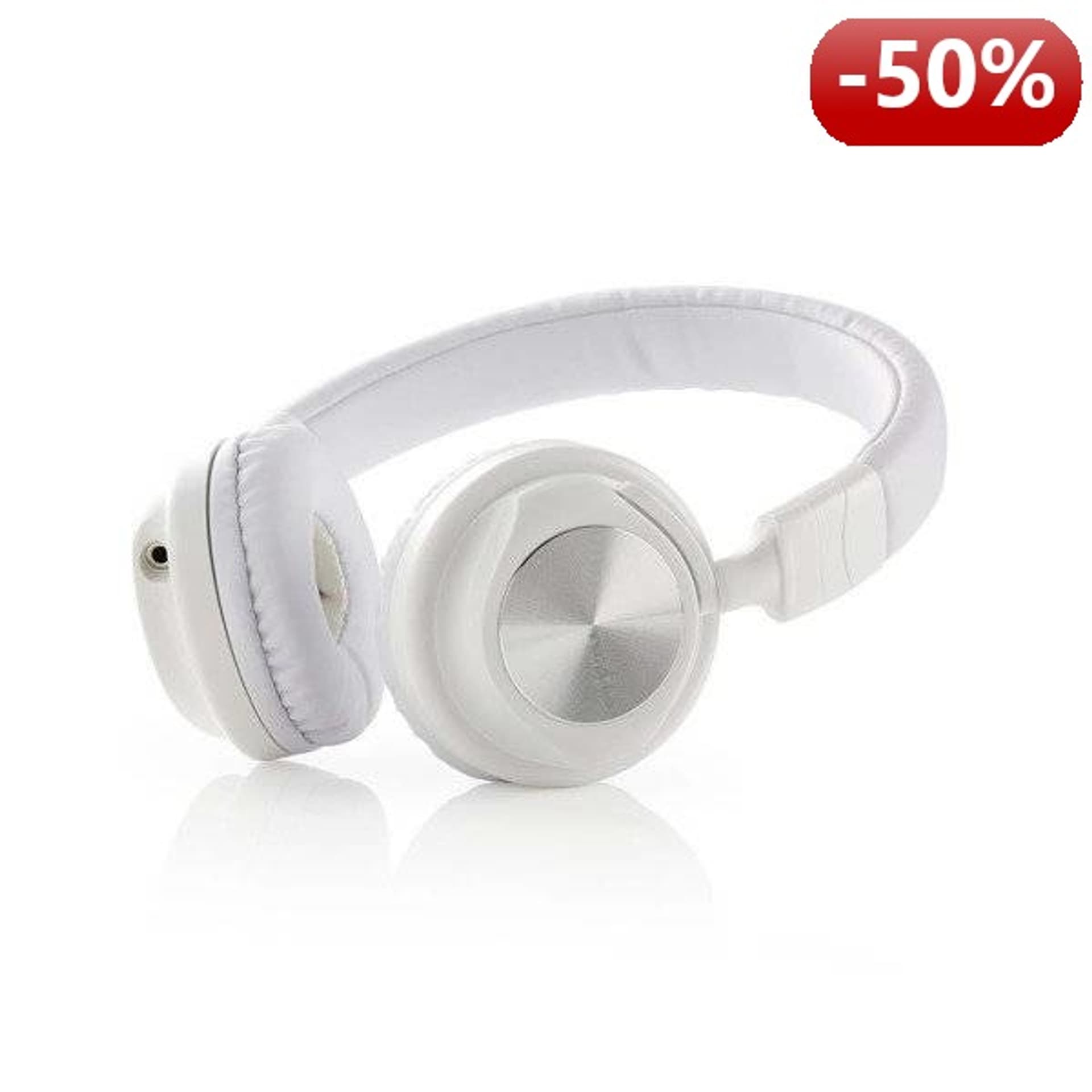 

Nedis Wired Headphones | On-ear | Foldable | 1.2 m Detachable Cable | White