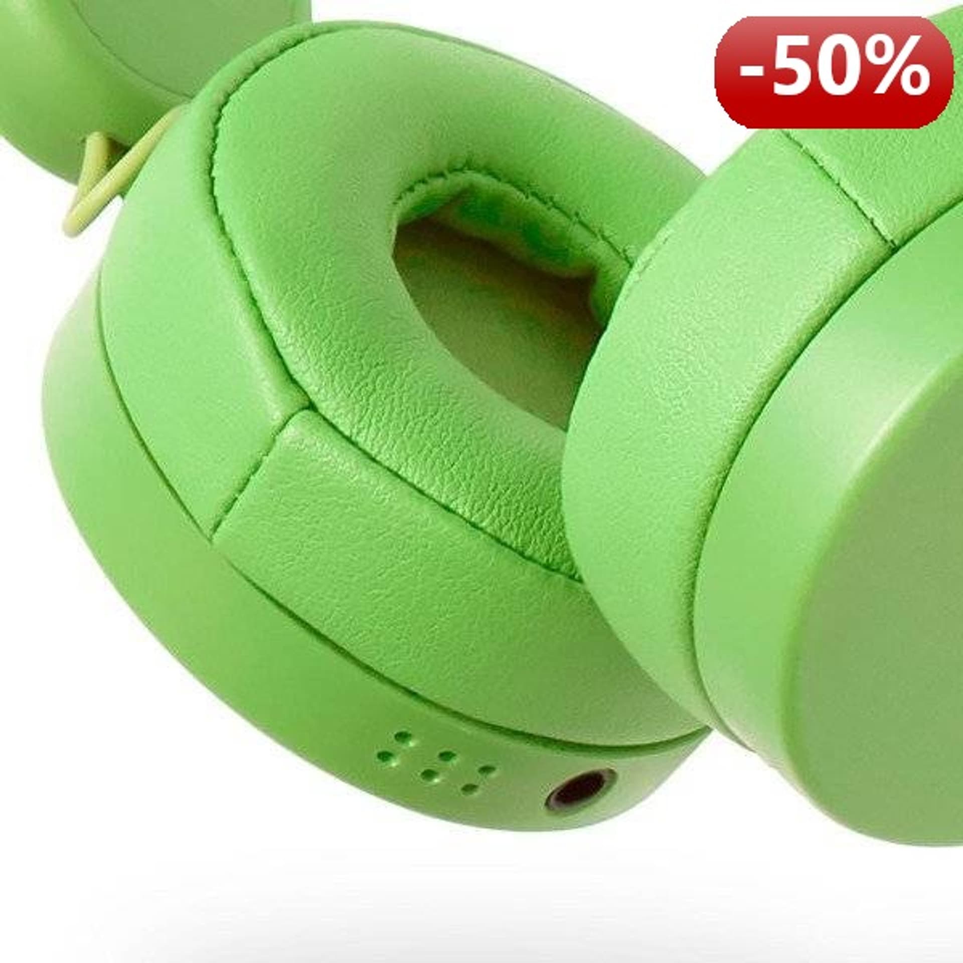 

Nedis Wired Headphones | 1.2 m Round Cable | On-Ear | Detachable Magnetic Ears | Freddy Frog | Green