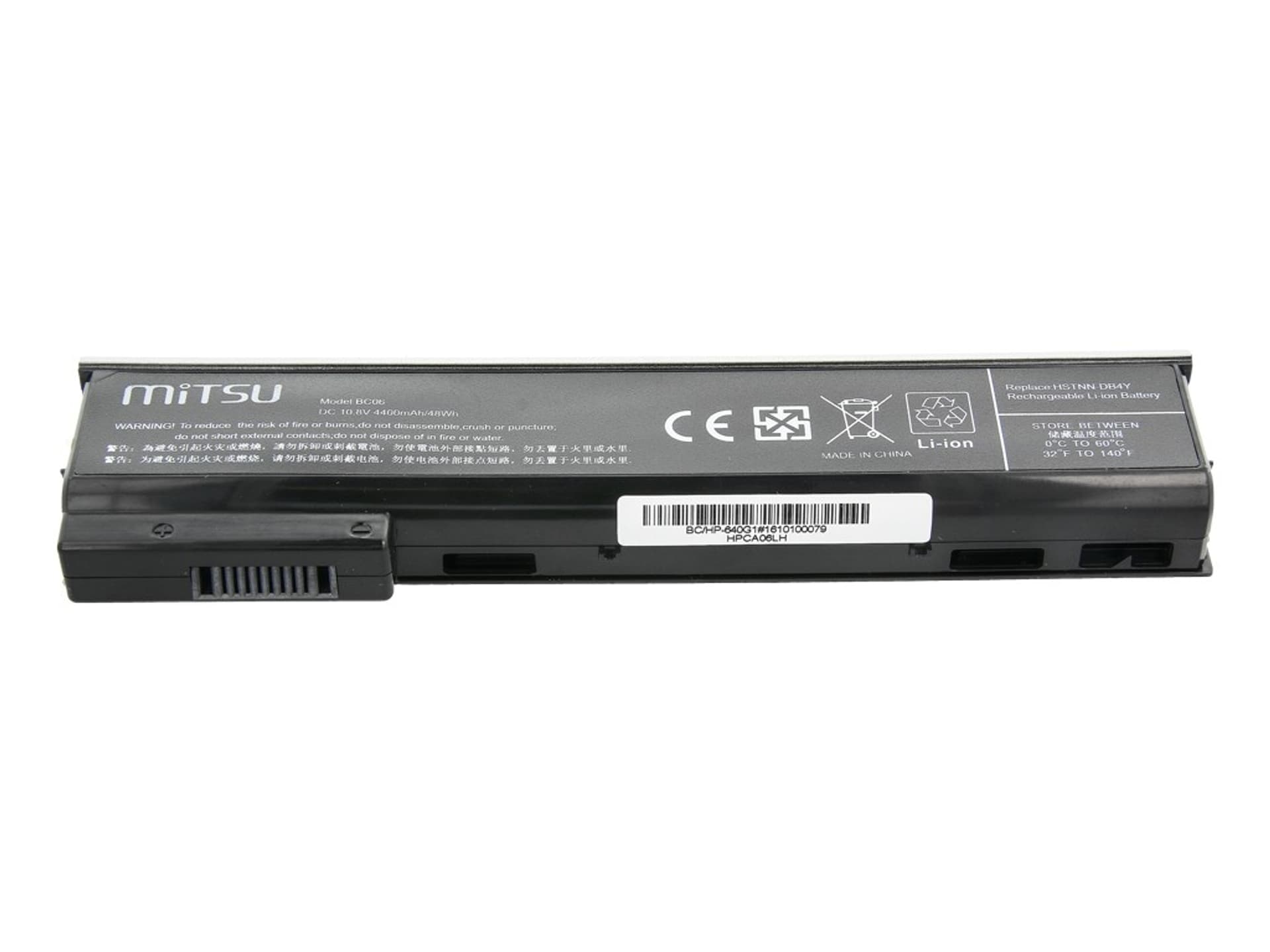 

Bateria do HP Probook 640 G0, G1 4400 mAh (48 Wh) 10.8 - 11.1 Volt, 48 wh) 10.8 - 11.1 vol