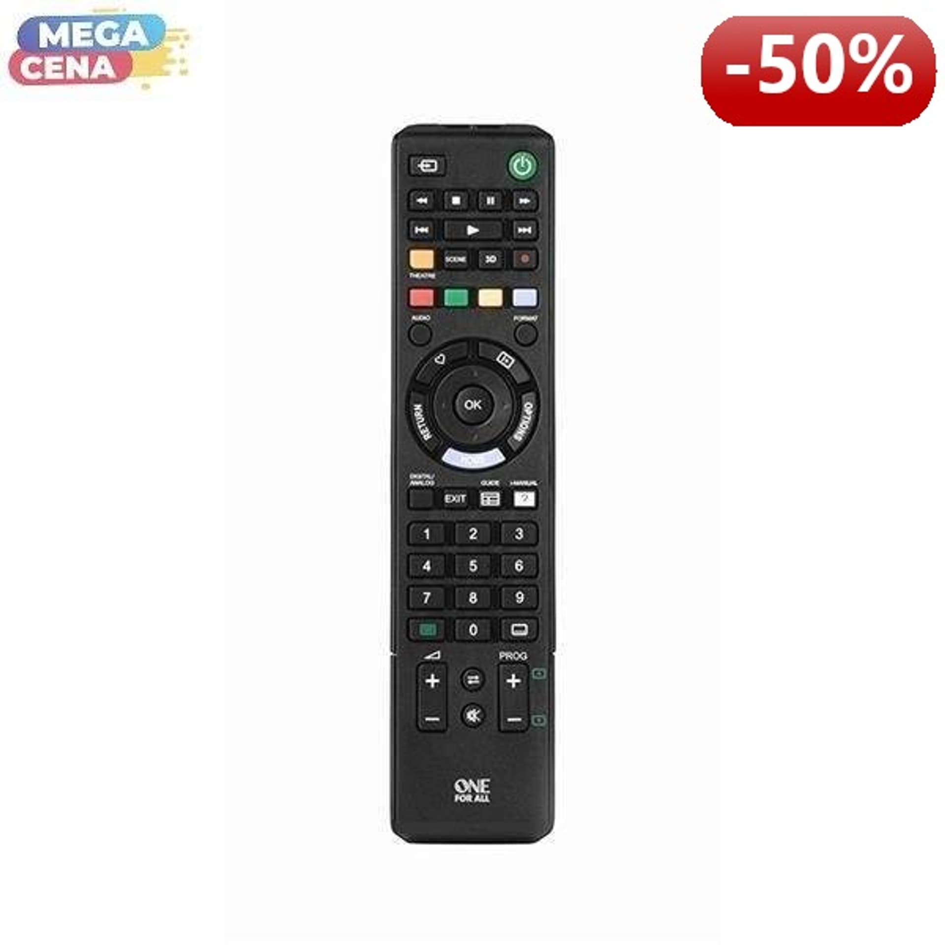 

OFA Pilot Dedykowany SONY, 2x AAA, zasięg IR: ~15m, 1 urządzenie, czarny