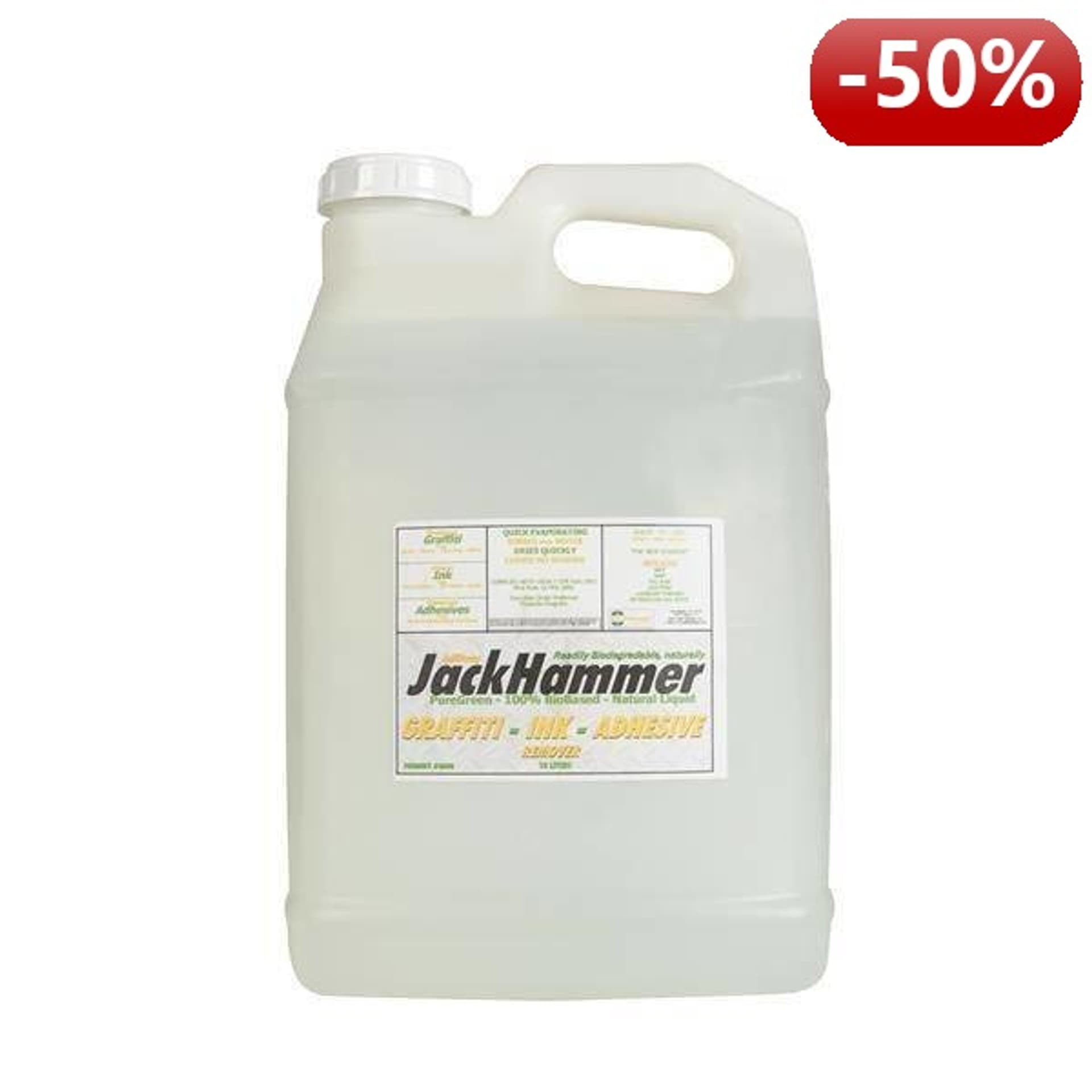 

SpillAway JackHammer Graffiti - Ink - Adhesive Remover 6800 10L