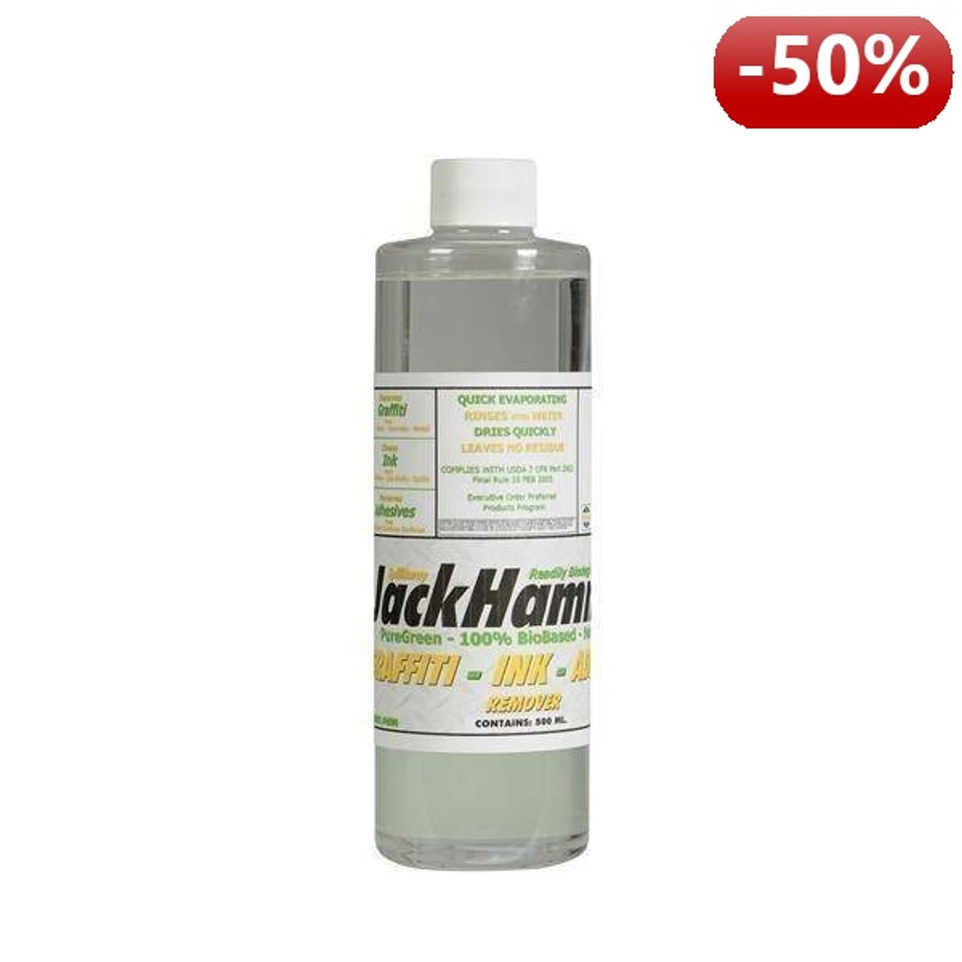 

SpillAway JackHammer Graffiti - Ink - Adhesive Remover 6800 0.5L