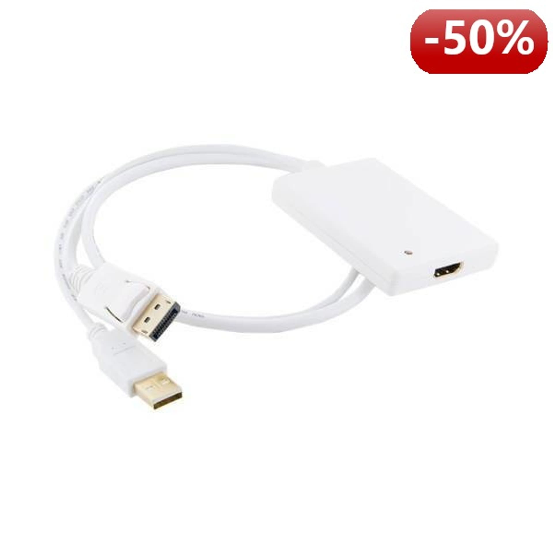 

Adapter 4WORLD DisplayPort - USB - HDMI (wtyk-wtyk-gniazdo) 08754 DisplayPort - USB - HDMI (wtyk-wtyk-gniazdo)