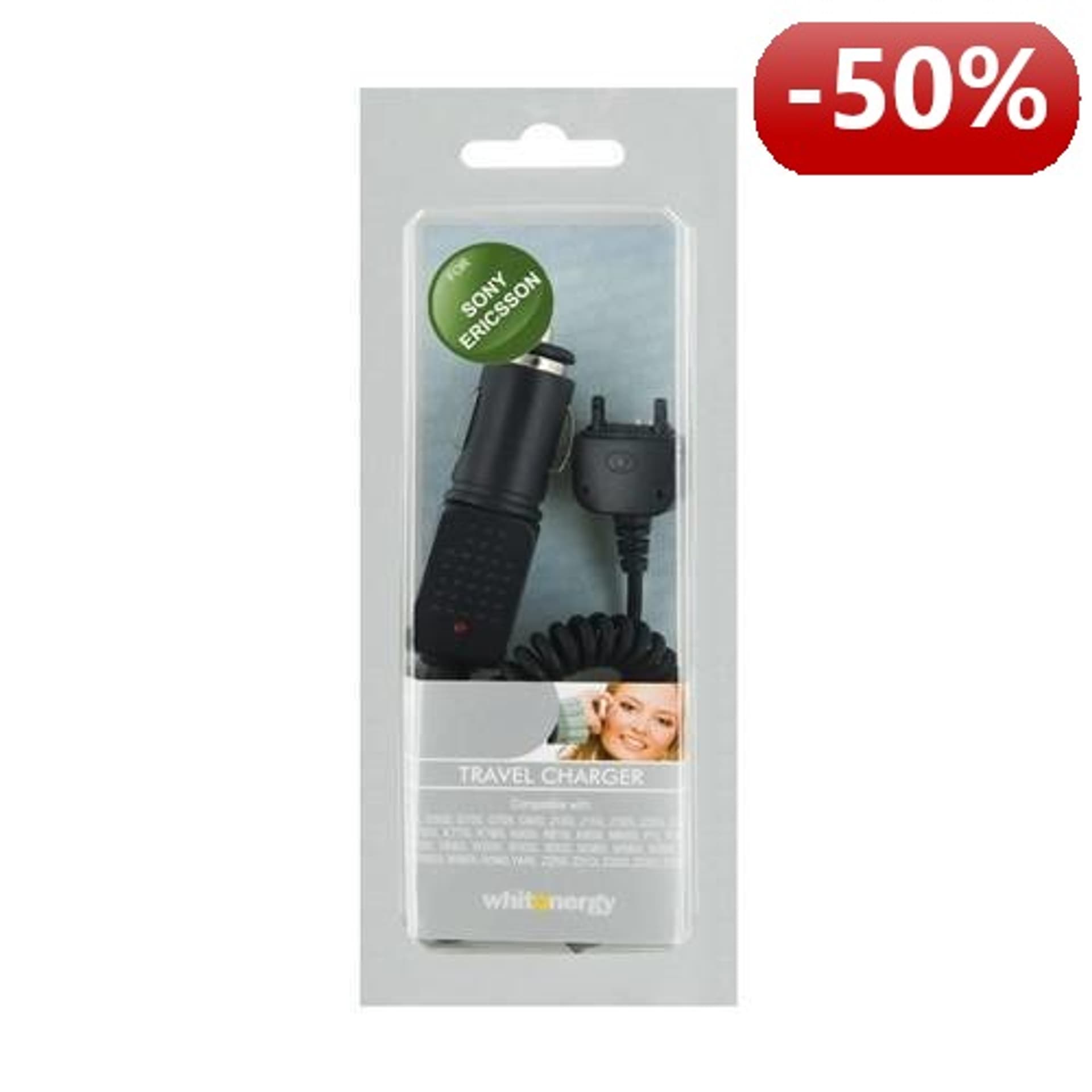 

Whitenergy GSM Ładowarka samochodowa SONY | wtyczka sony