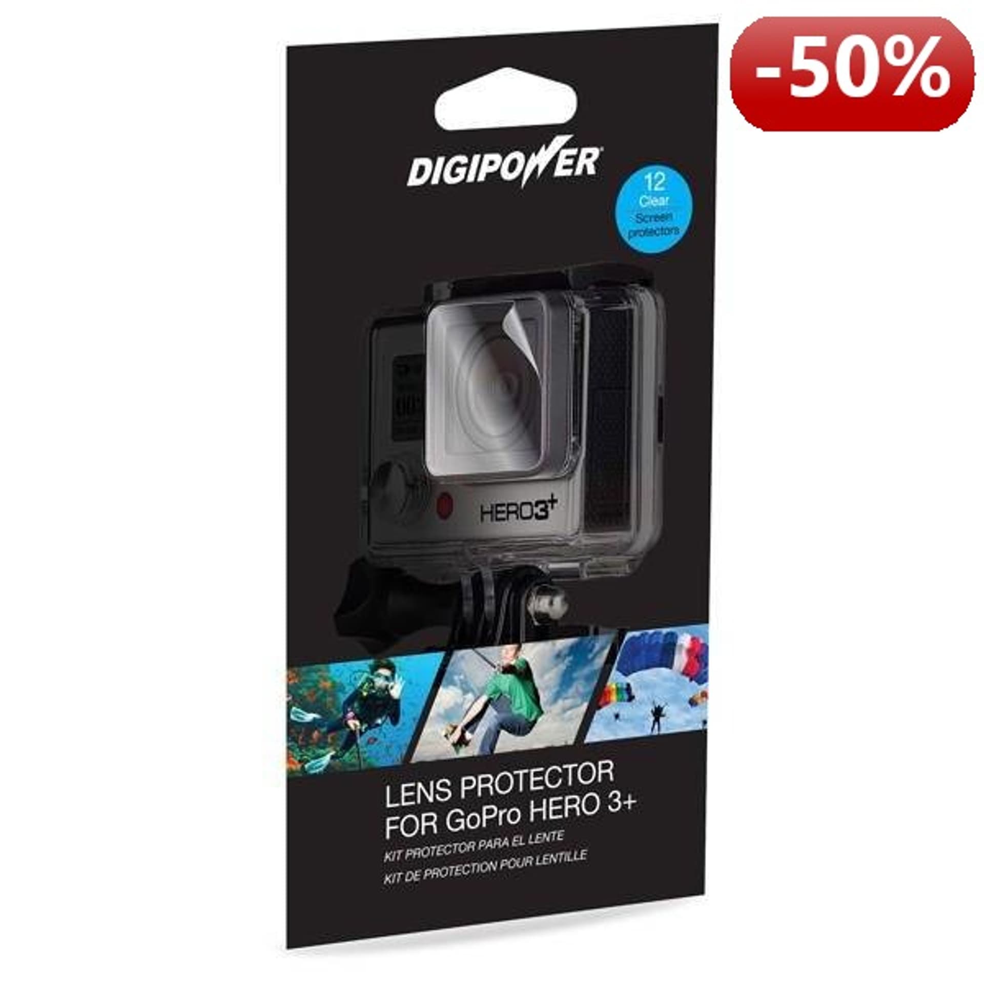 

DigiPower Osłona obiektywu dla GoPro Hero3+/4