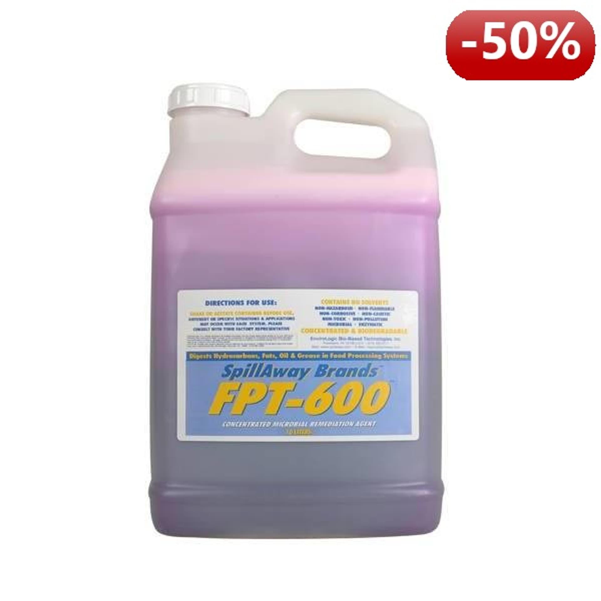 

SpillAway FPT-600 Enzymatyczny Środek do Zakładów Przetwórstwa Żywności 10L