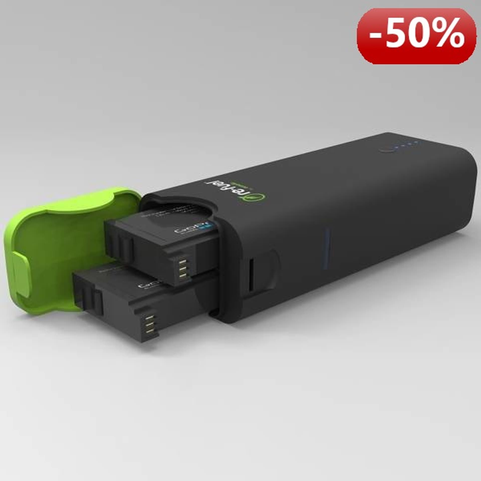 

Re-Fuel GoPro ładowarka-powerbank 5200mAh - podwójna ładowarka baterii GoPro