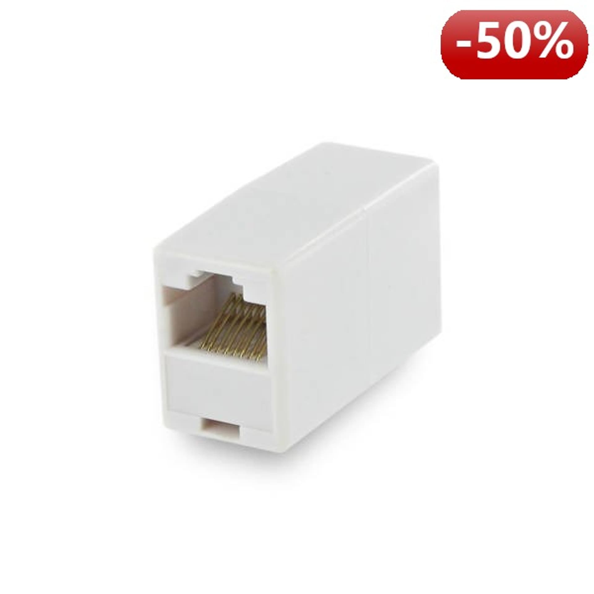 

4World Łącznik kabla RJ45/RJ45