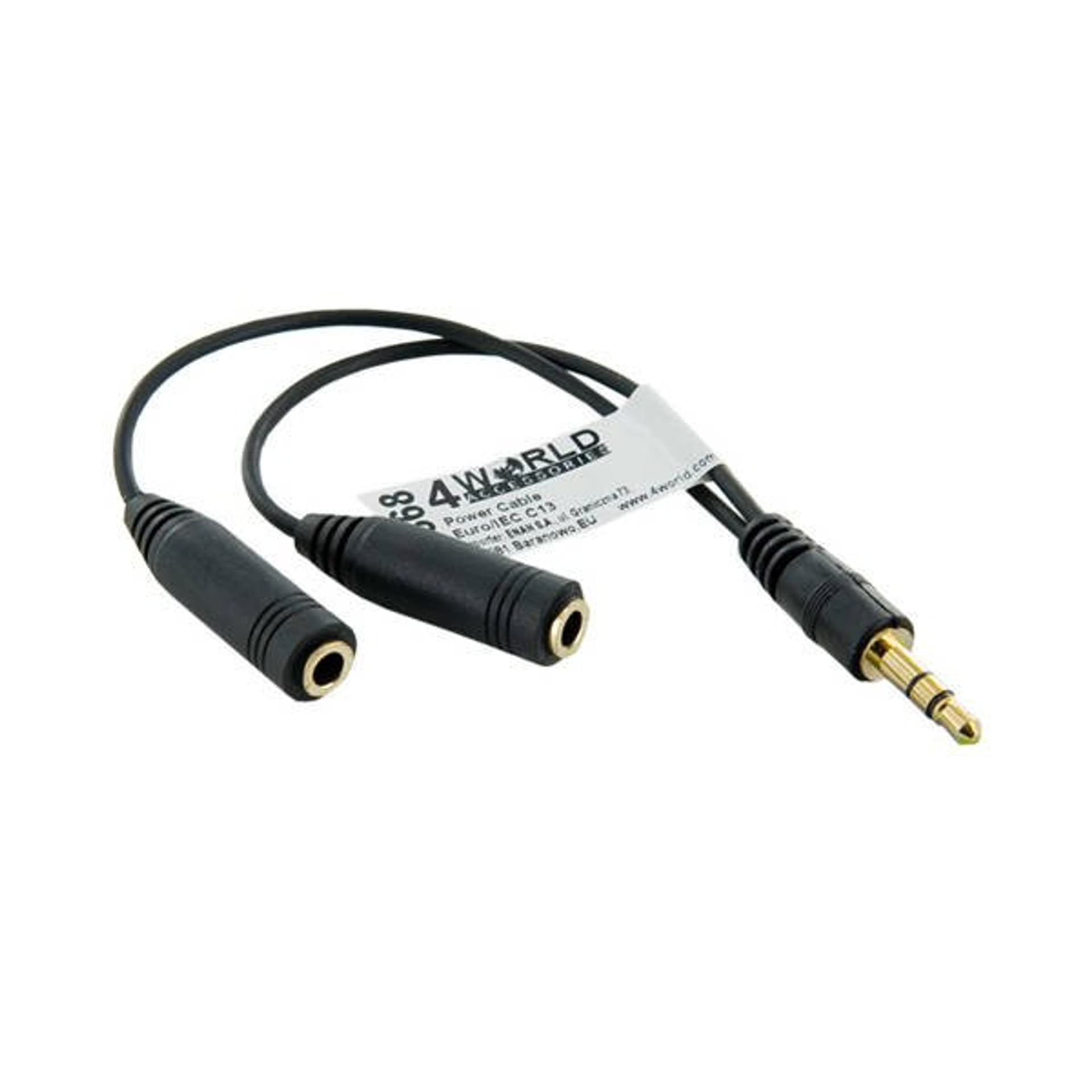 

4World|Adapter|audio|1 x minijack 3.5mm|2 x minijack 3.5mm|OEM