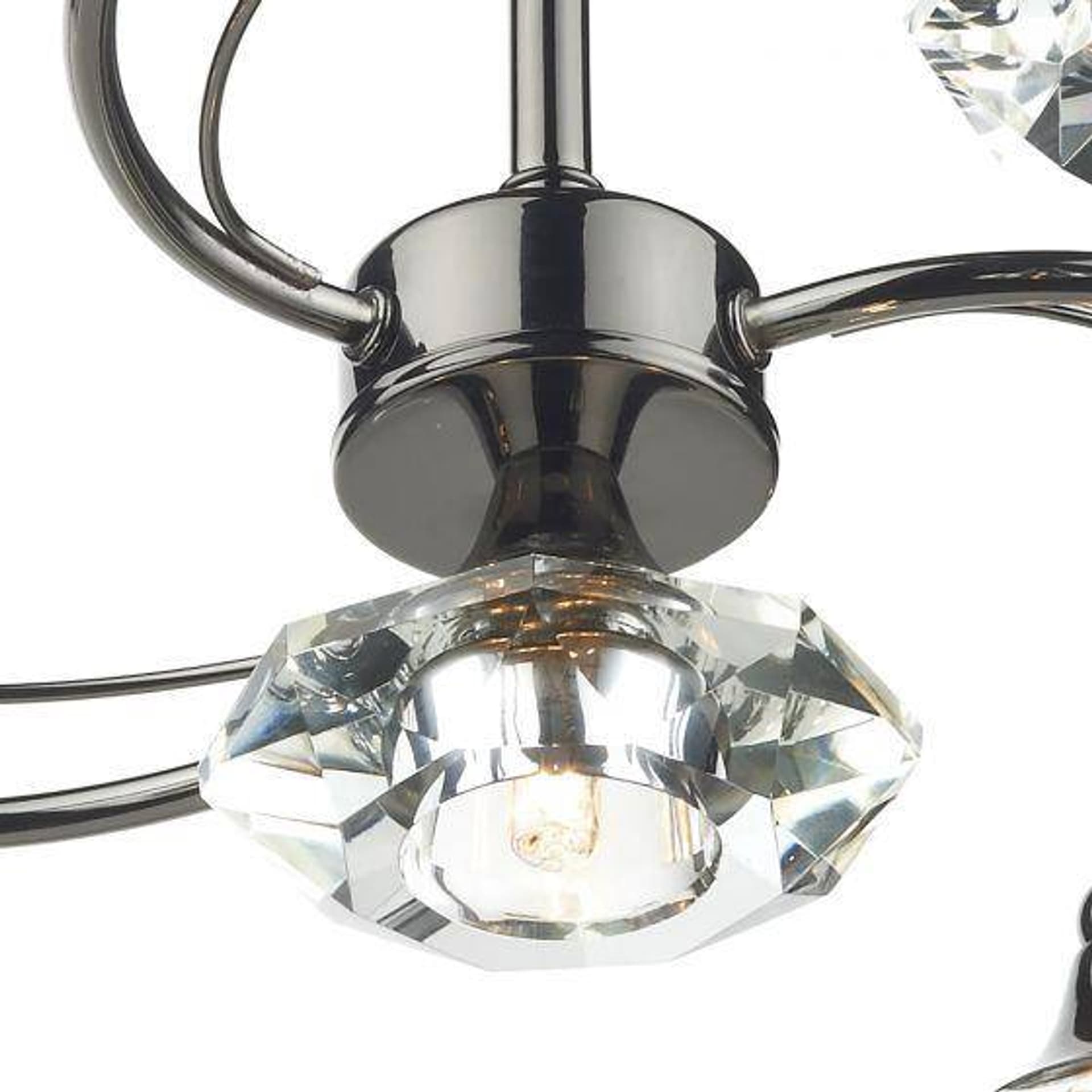 

LUTHERLampa Sufitowa Motyw Kryształowy Szkło
