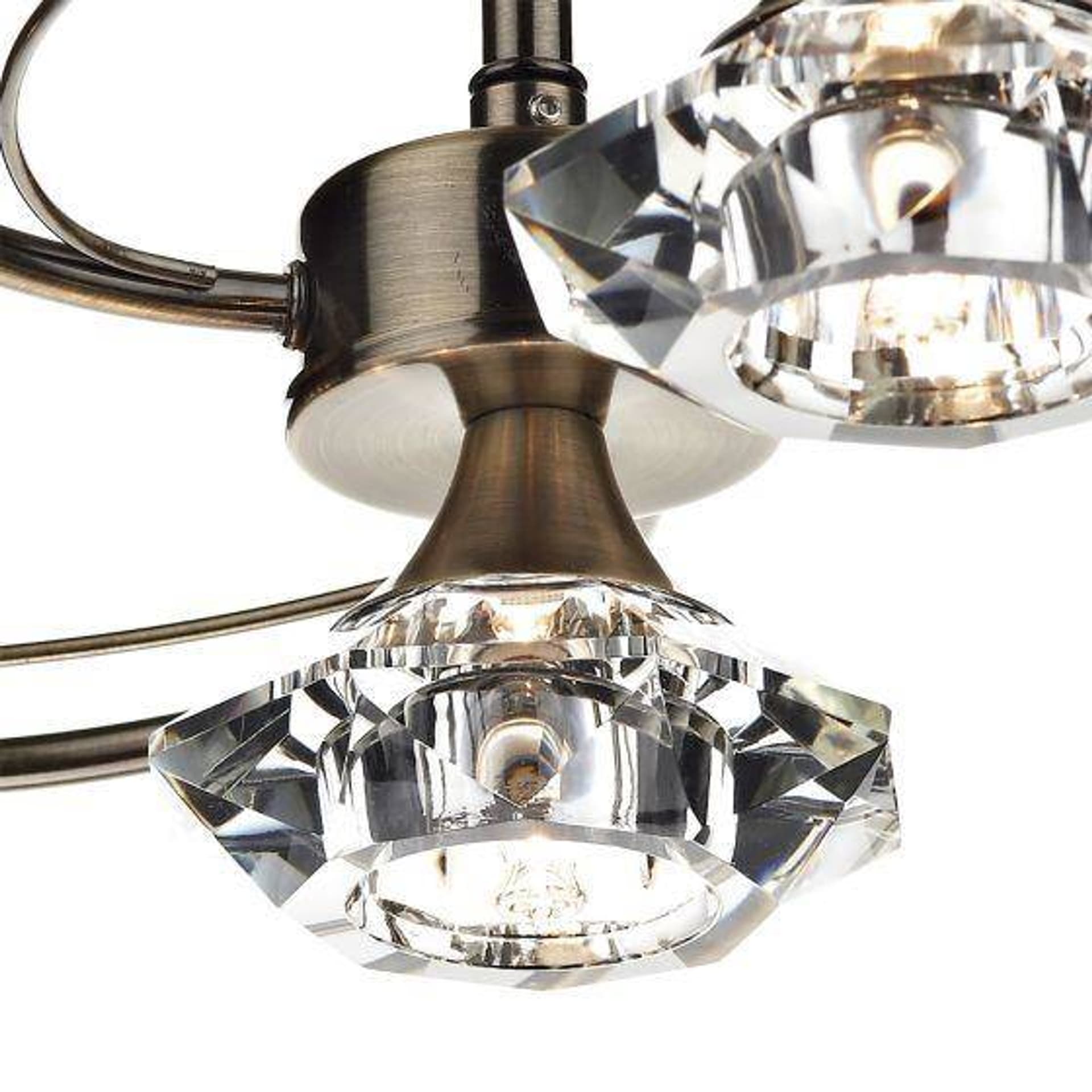 

LUTHERLampa Sufitowa Motyw Kryształowy Szkło