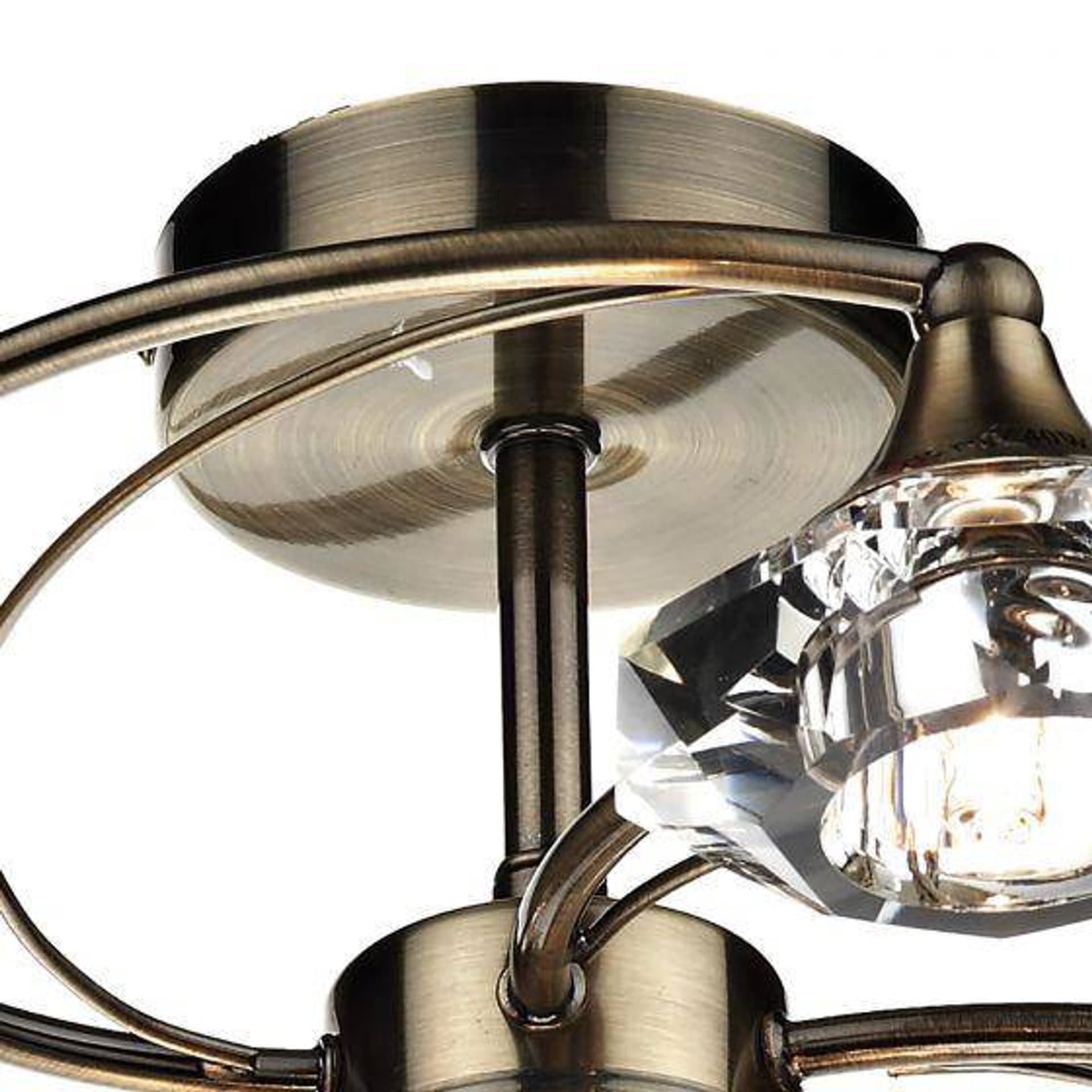 

LUTHERLampa Sufitowa Motyw Kryształowy Szkło