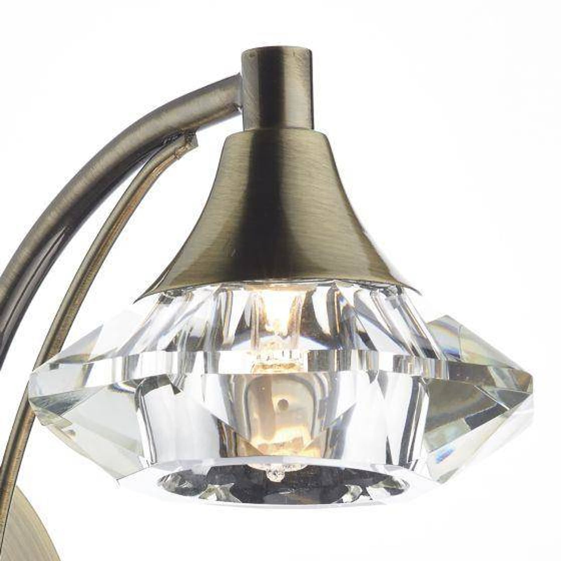 

LUTHERLampa Ścienna Motyw Kryształowy Szkło