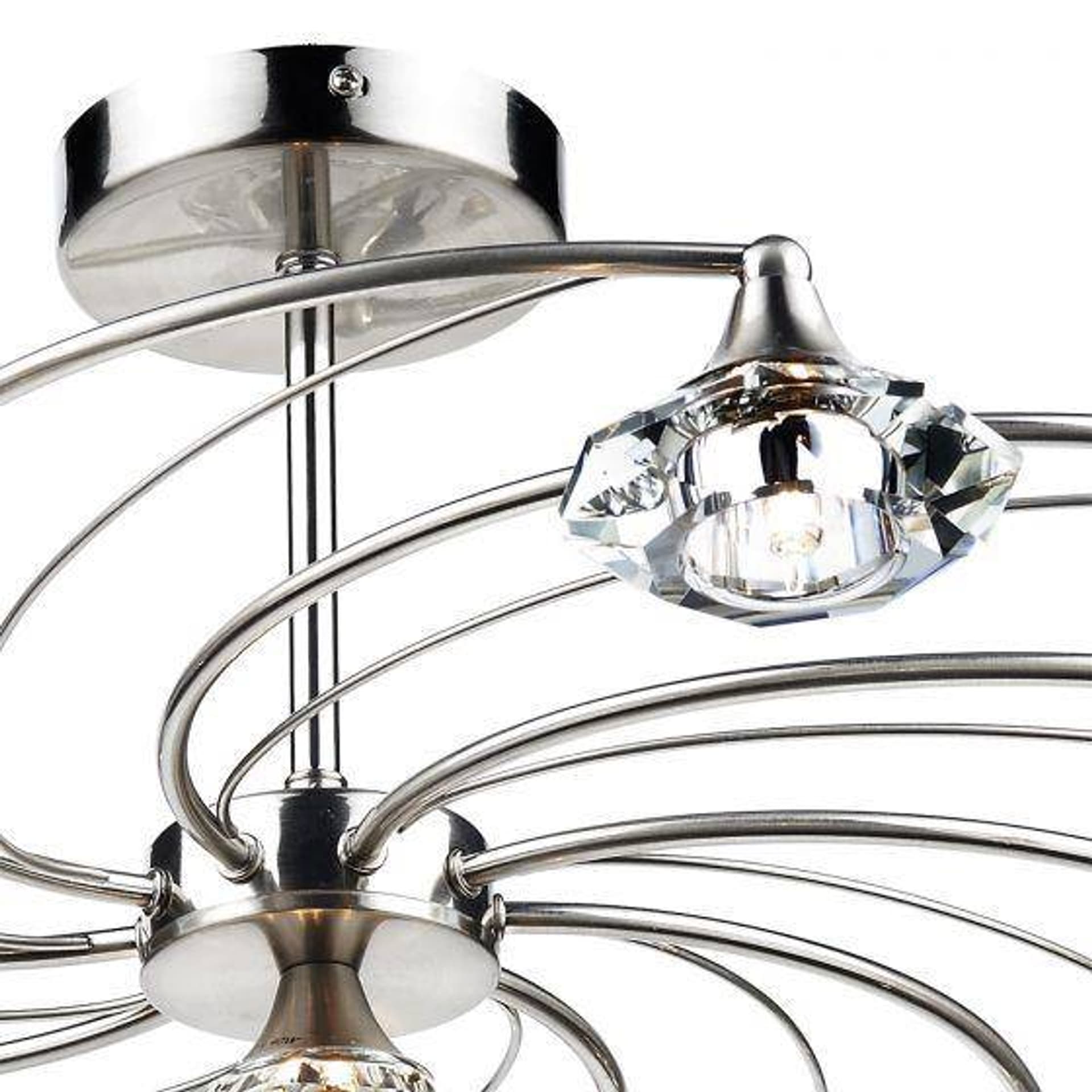 

LUTHERLampa Sufitowa Motyw Kryształowy Szkło