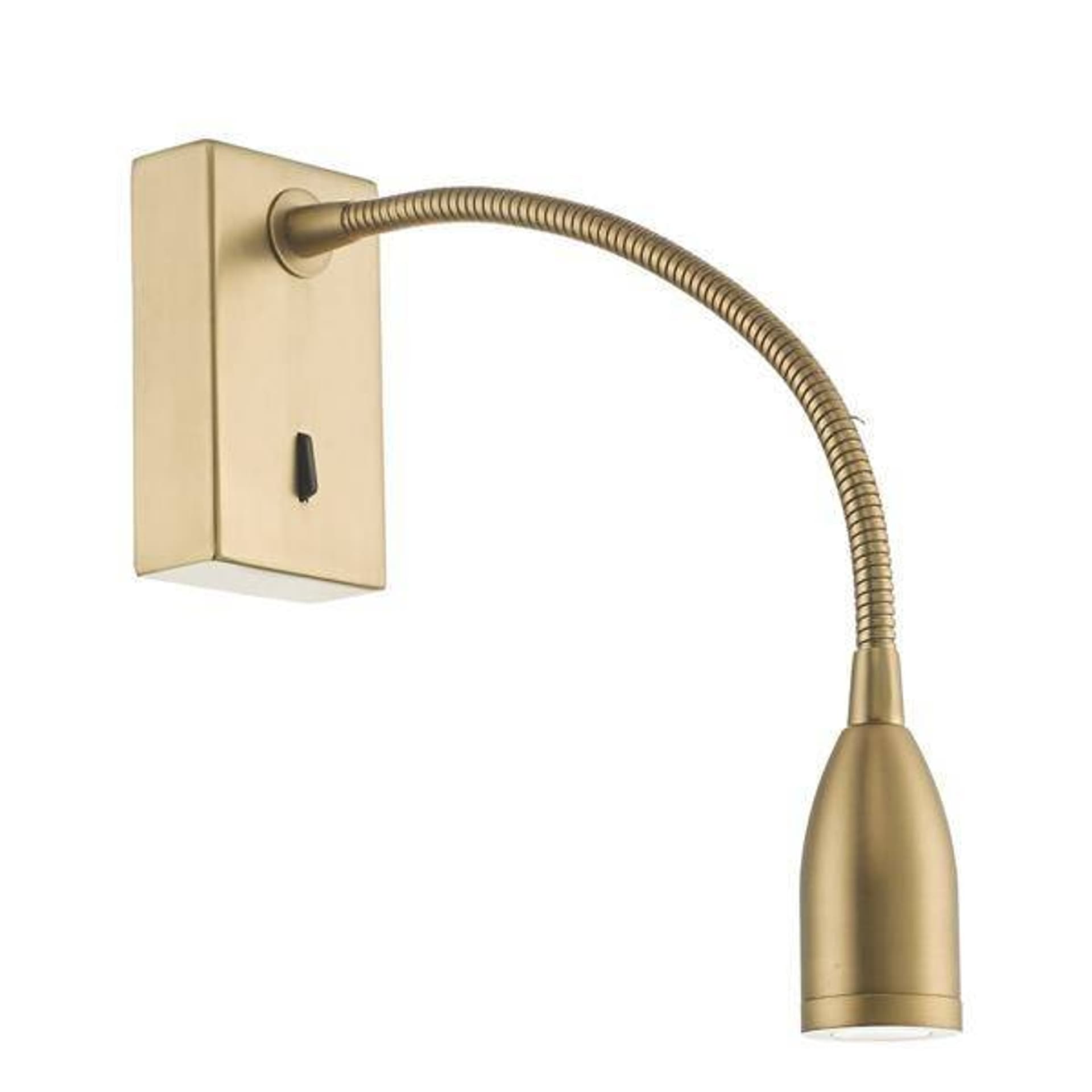 

TADLEY Lampa Ścienna GOOSENECK Satyna Brąz