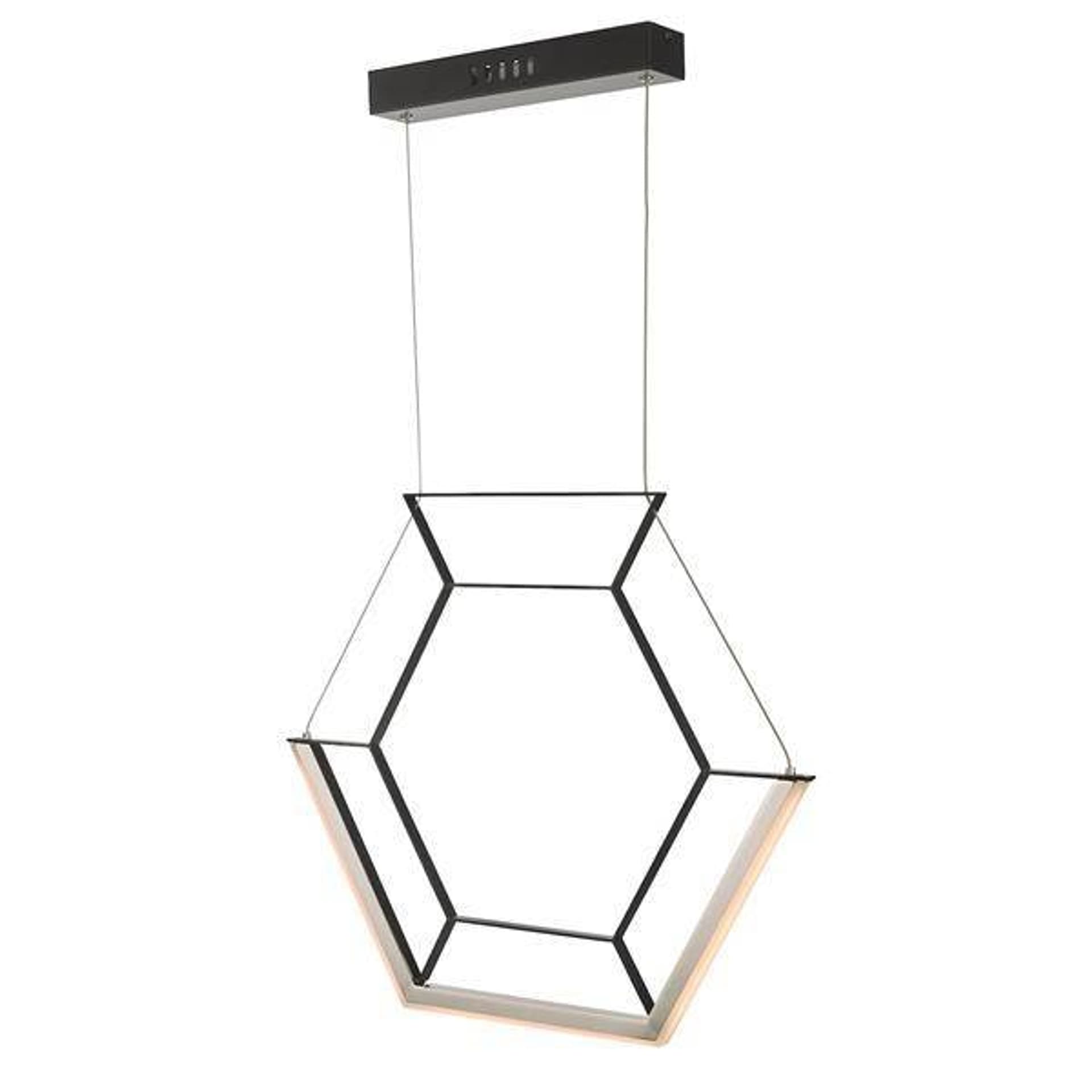 

HEXAGONLampa Sufitowa Kolor Czarny LED