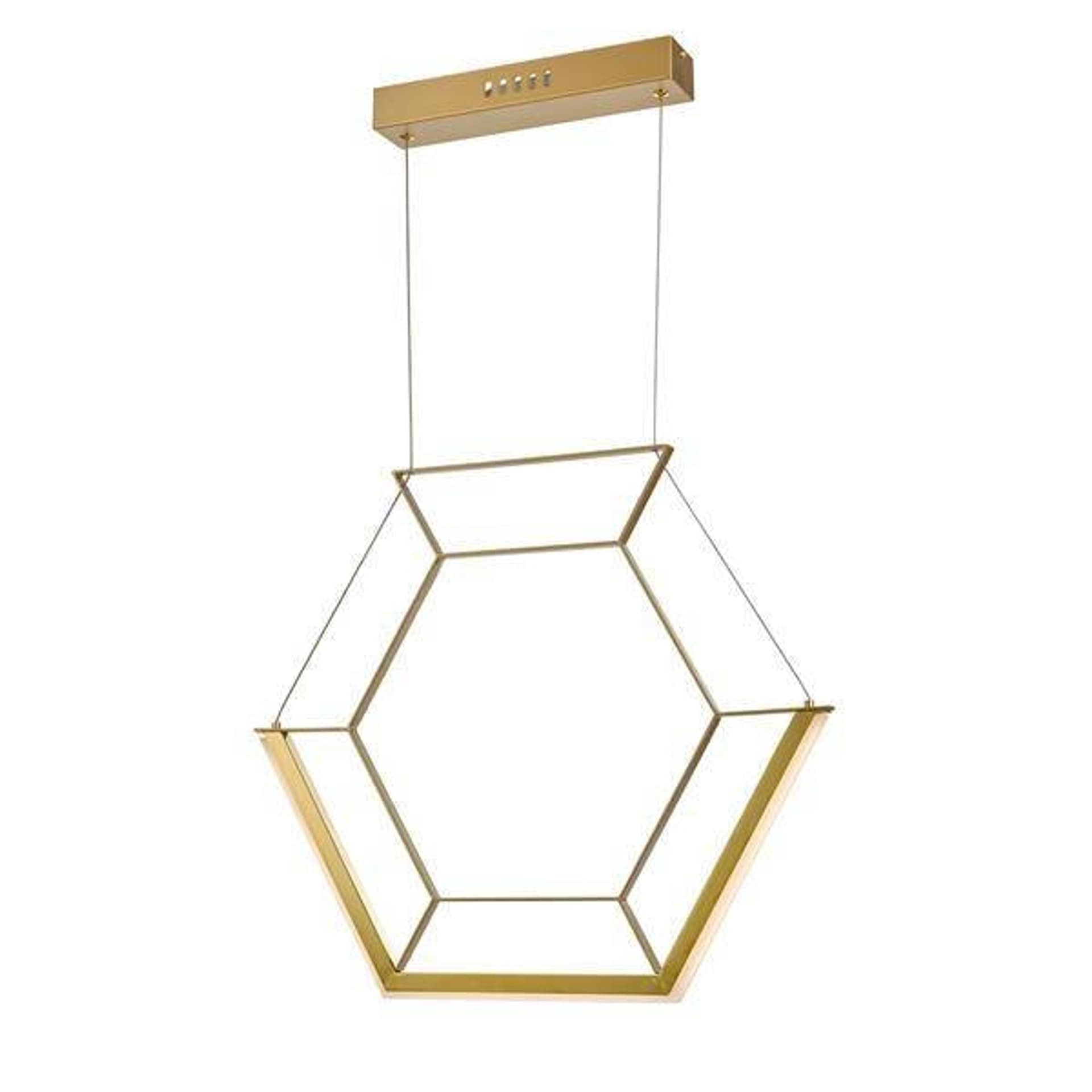 

HEXAGONLampa Sufitowa Kolor Złoty LED