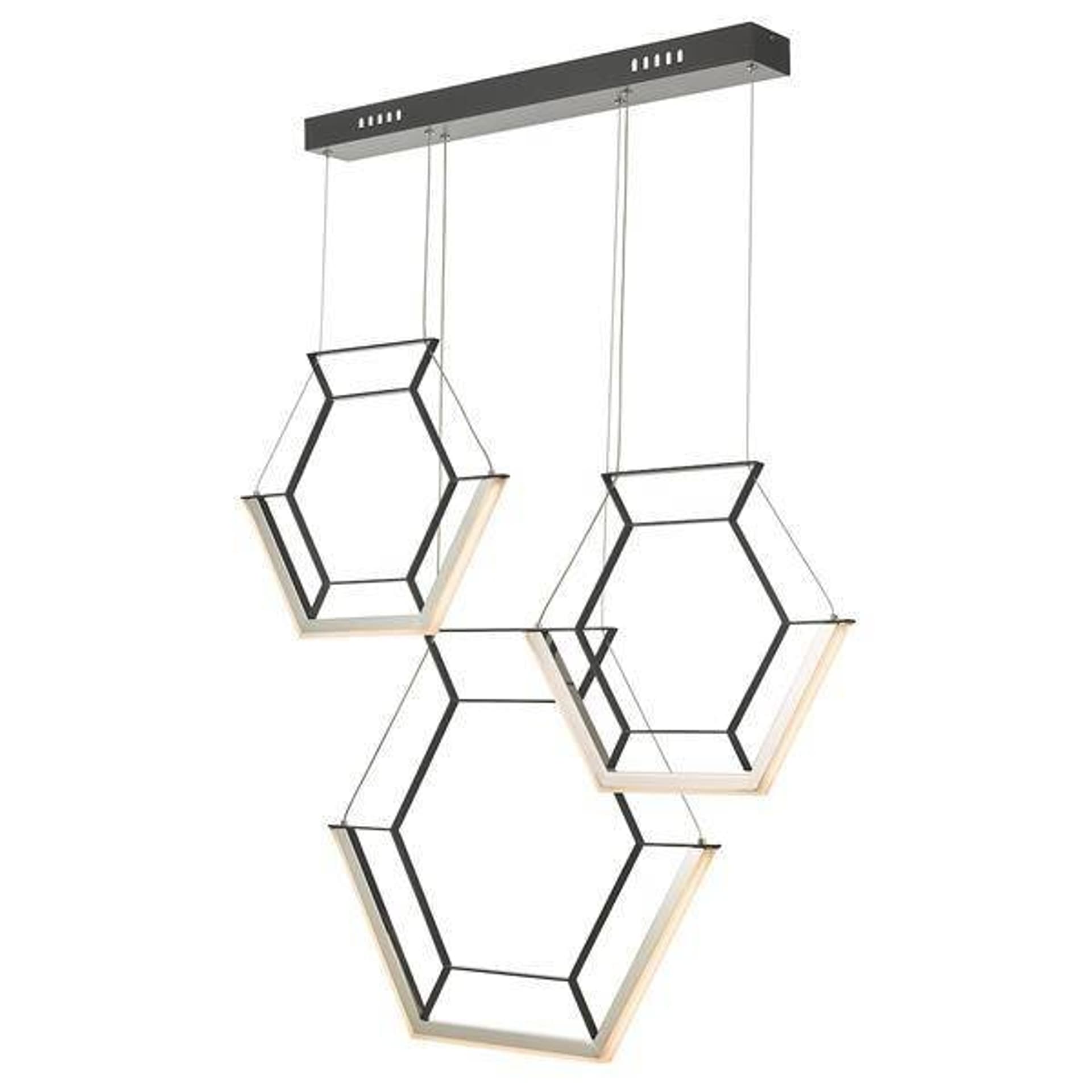 

HEXAGONLampa Sufitowa Kolor Czarny LED
