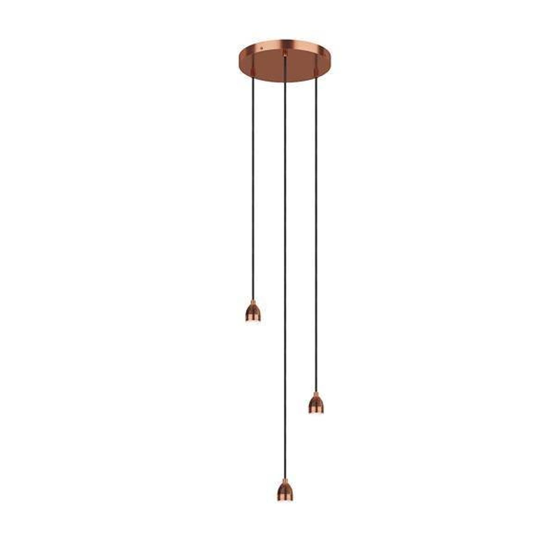 

3LT Lampa Sufitowa Zawieszenie Miedź LED