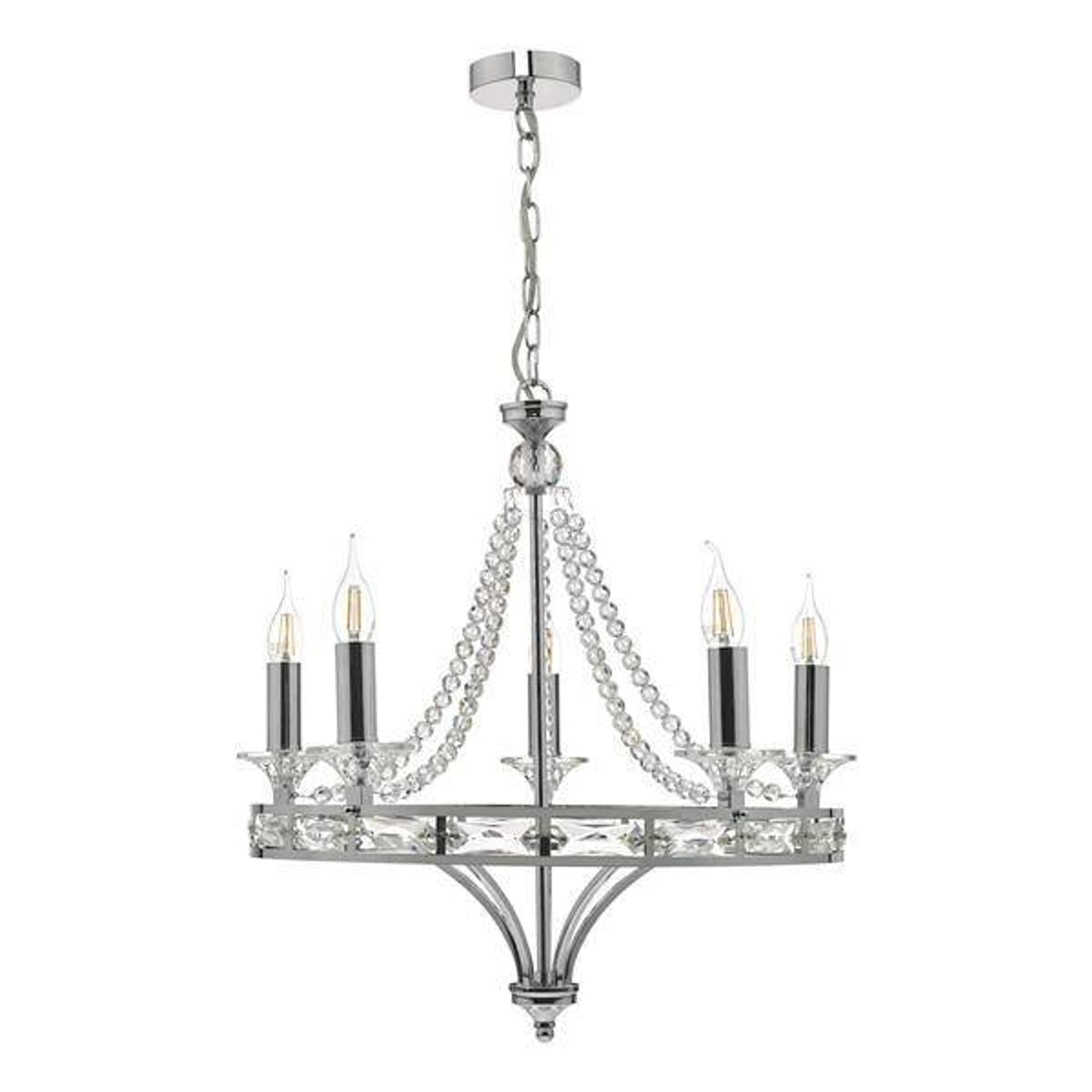 

MABRYLampa Sufitowa Motyw Kryształowy Lampa Wisząca