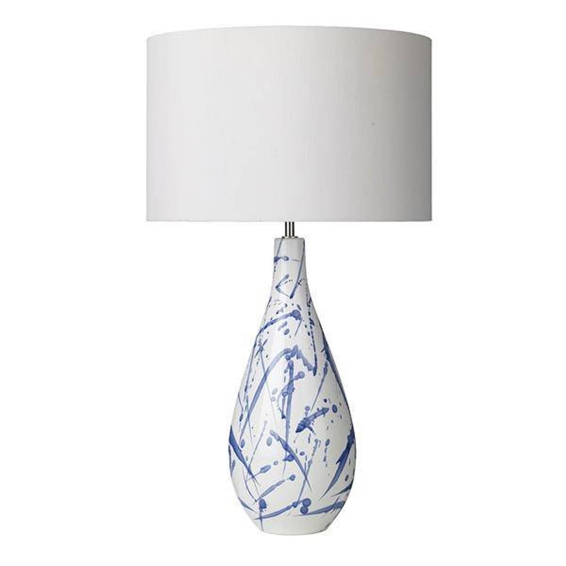 

OLKA Lampa Stołowa Kolor Niebieski Kolor Biały