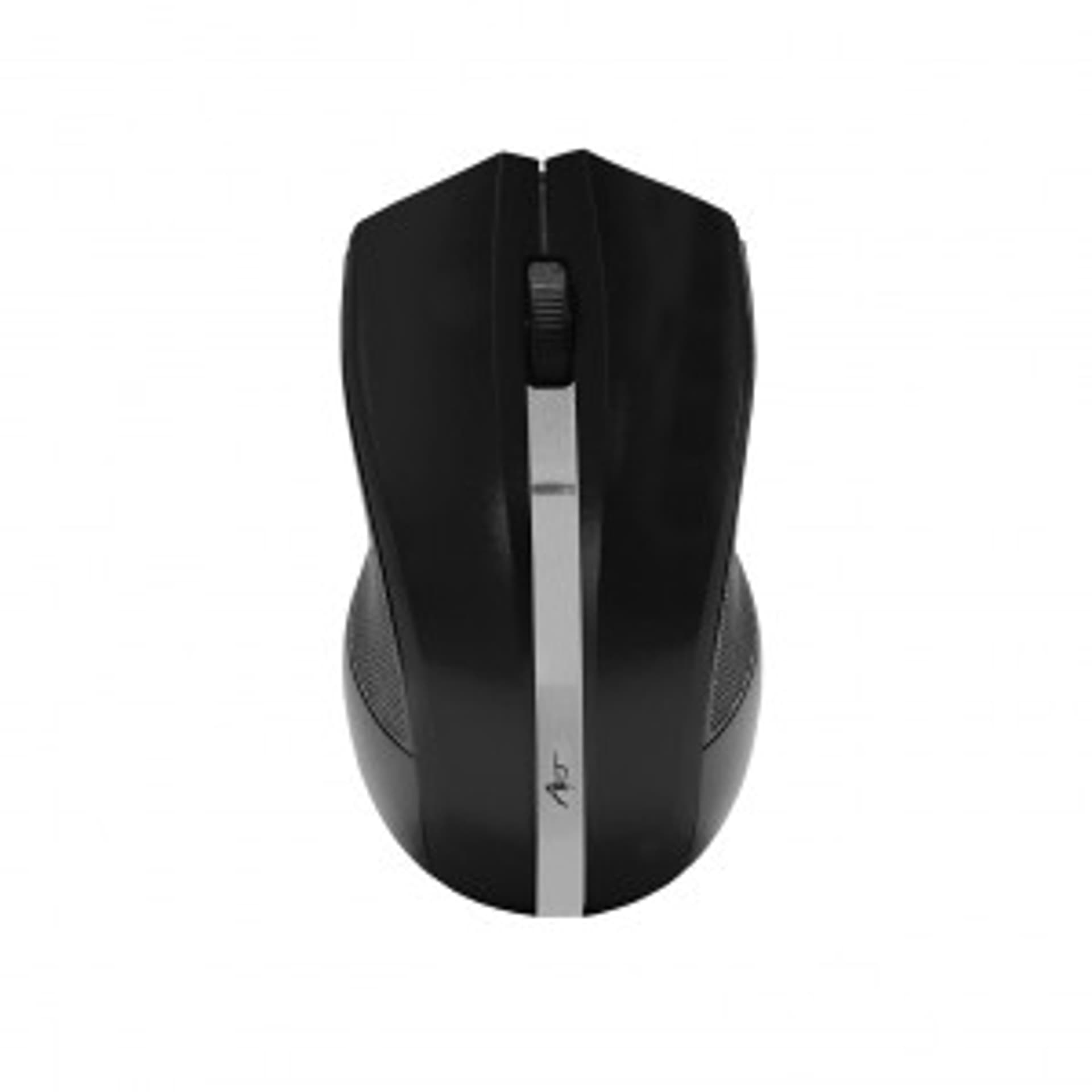 

Mysz bezprzewodowo-optyczna USB AM-97A czarna