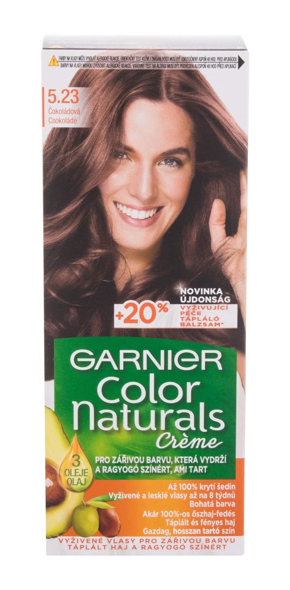

Garnier 5,23 Chocolate Créme Color Naturals Farba do włosów 40ml (W)