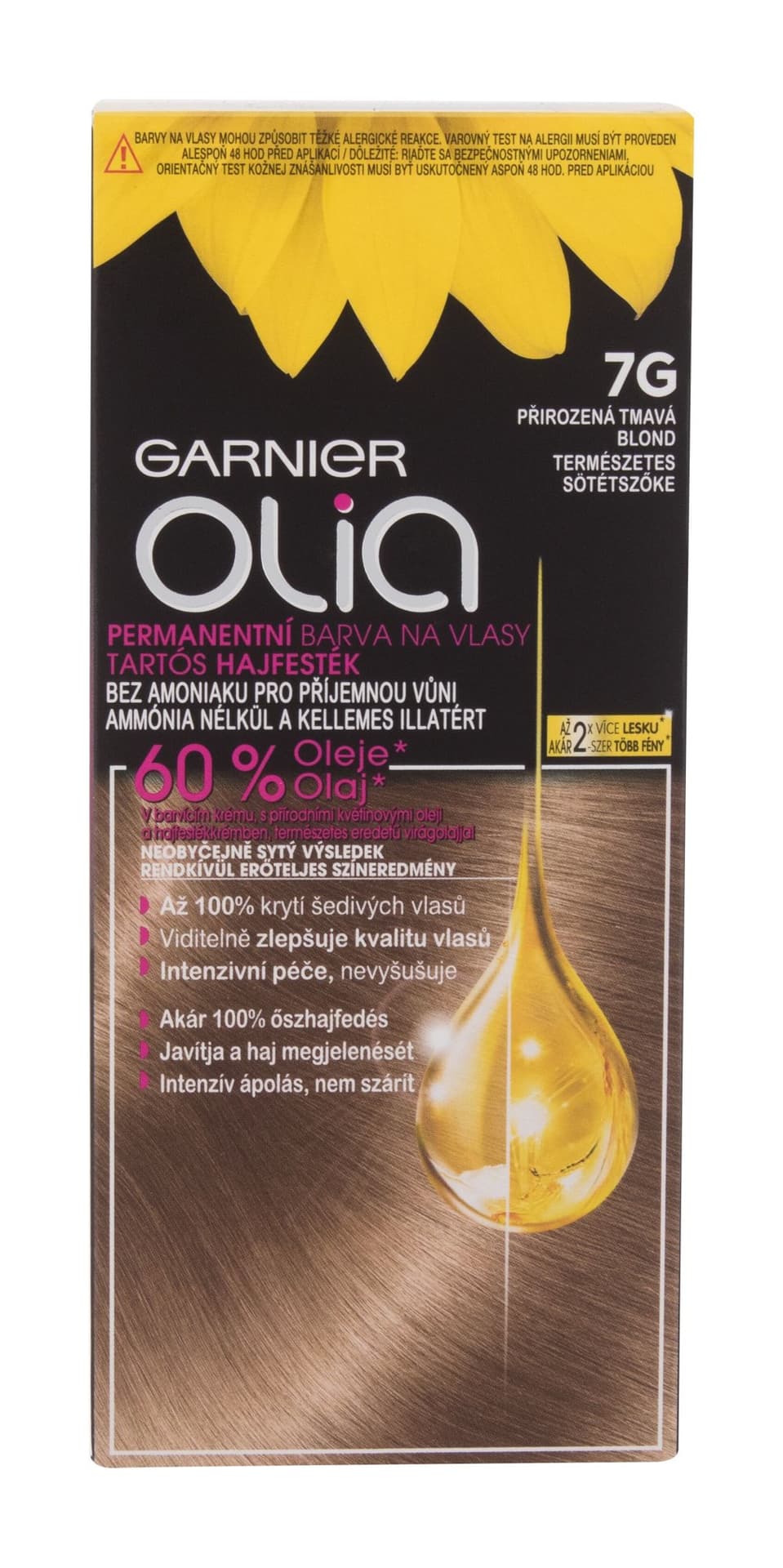 

Garnier 7G Dark Greige Olia Farba do włosów 50g (W)