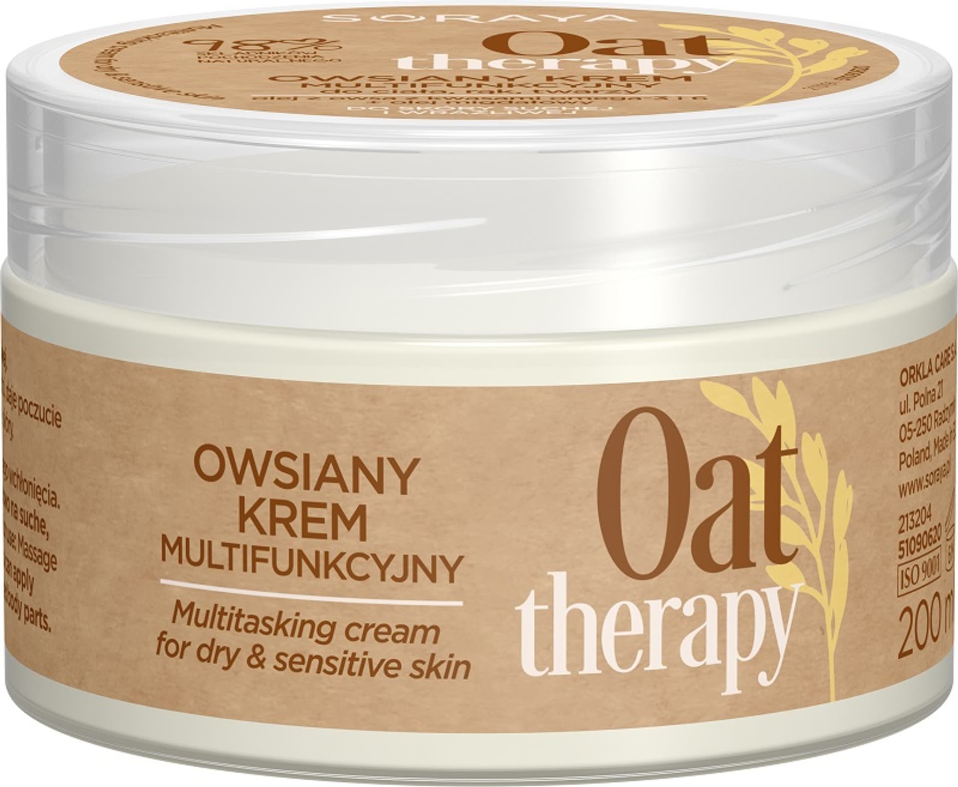 

Soraya Oat Therapy owsiany krem multifunkcyjny 200ml