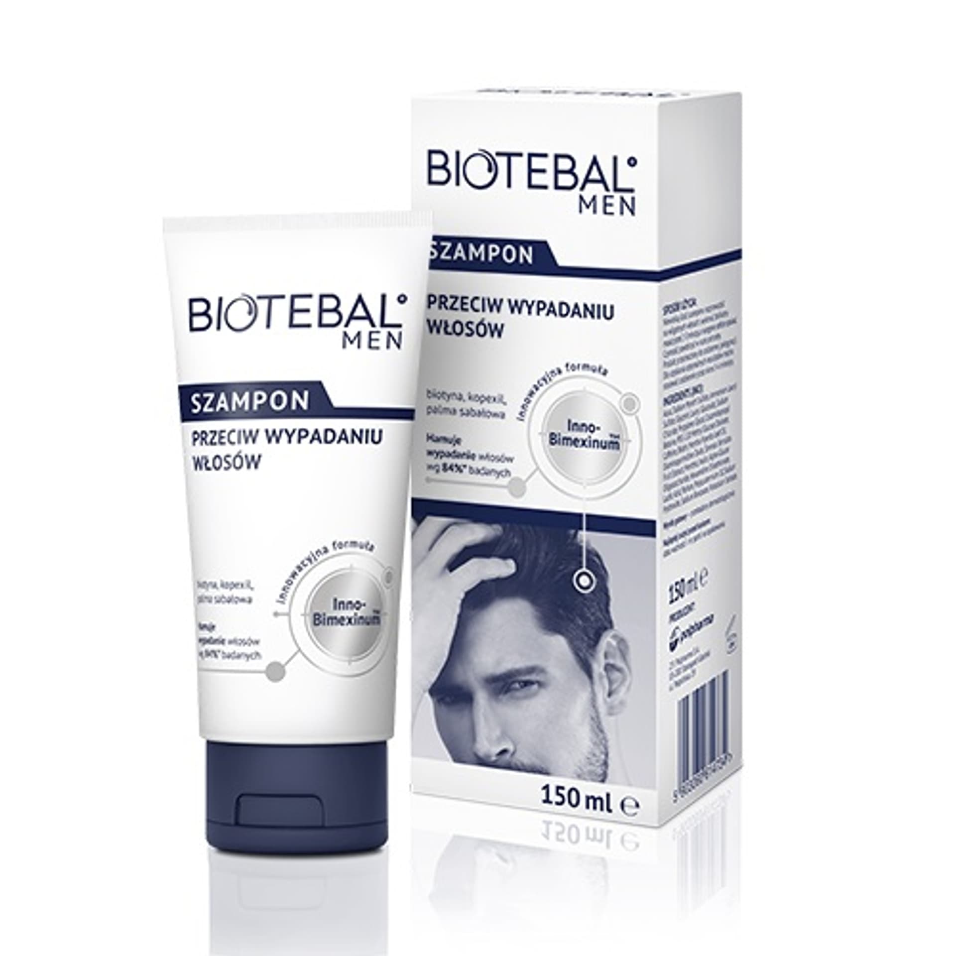 

Biotebal Men szampon dla mężczyzn przeciw wypadaniu włosów 150ml