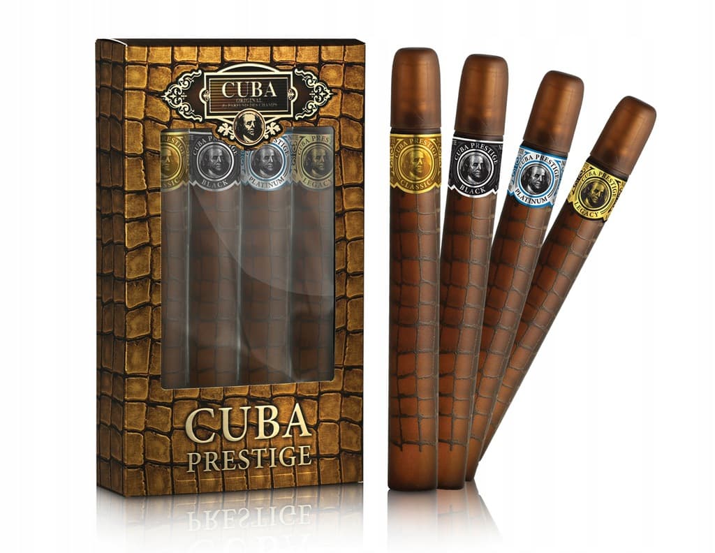 

Cuba Original Cuba Prestige zestaw Classic EDT 35ml + Black EDT 35ml + Platinum EDT 35ml + Legacy EDT 35ml