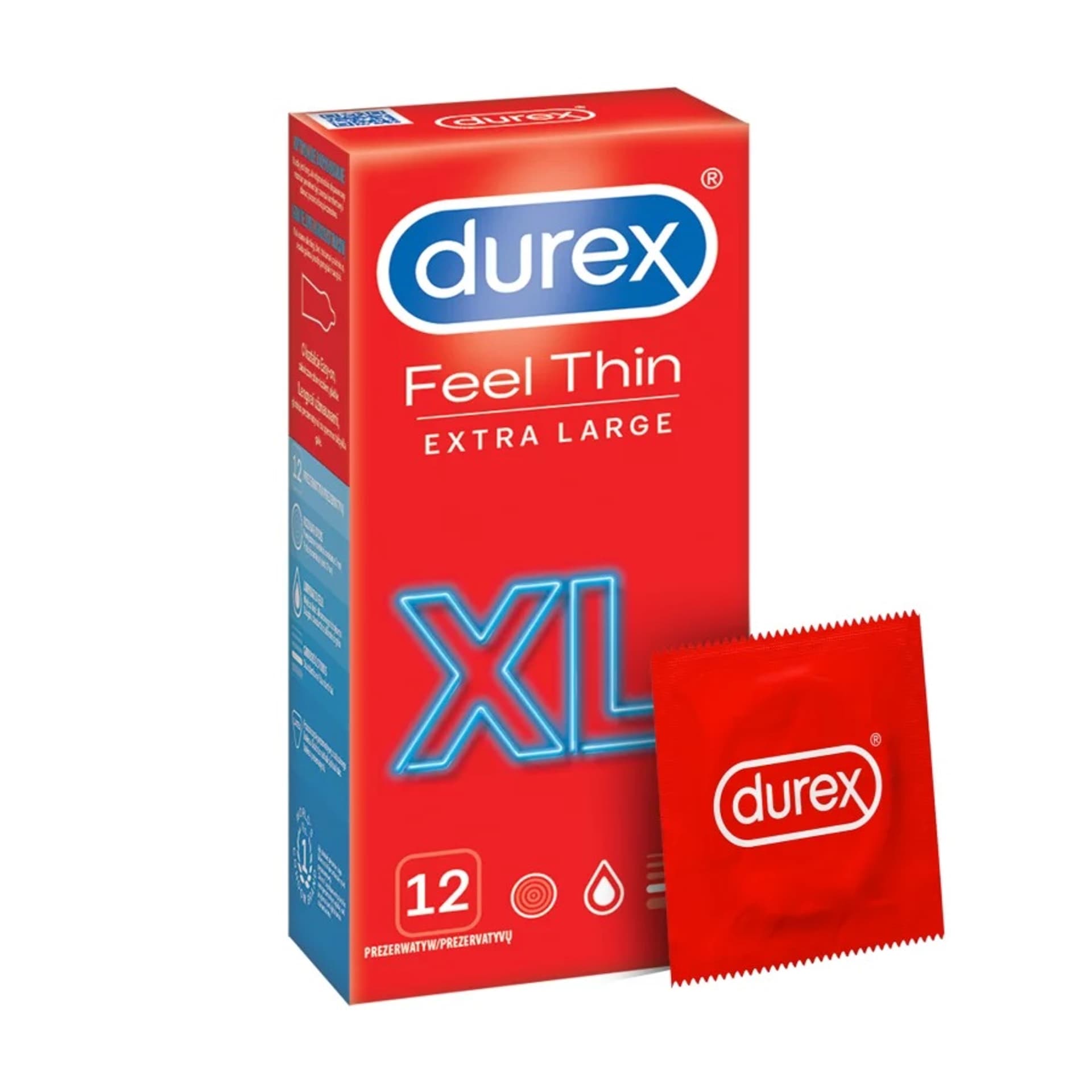 

Durex Feel Thin XL 12 szt.