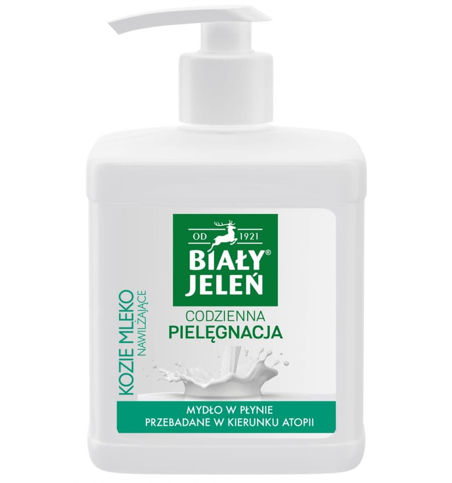

Biały Jeleń Codzienna Pielęgnacja Mydło w płynie Kozie Mleko 500ml uaktualnić zdjęcie