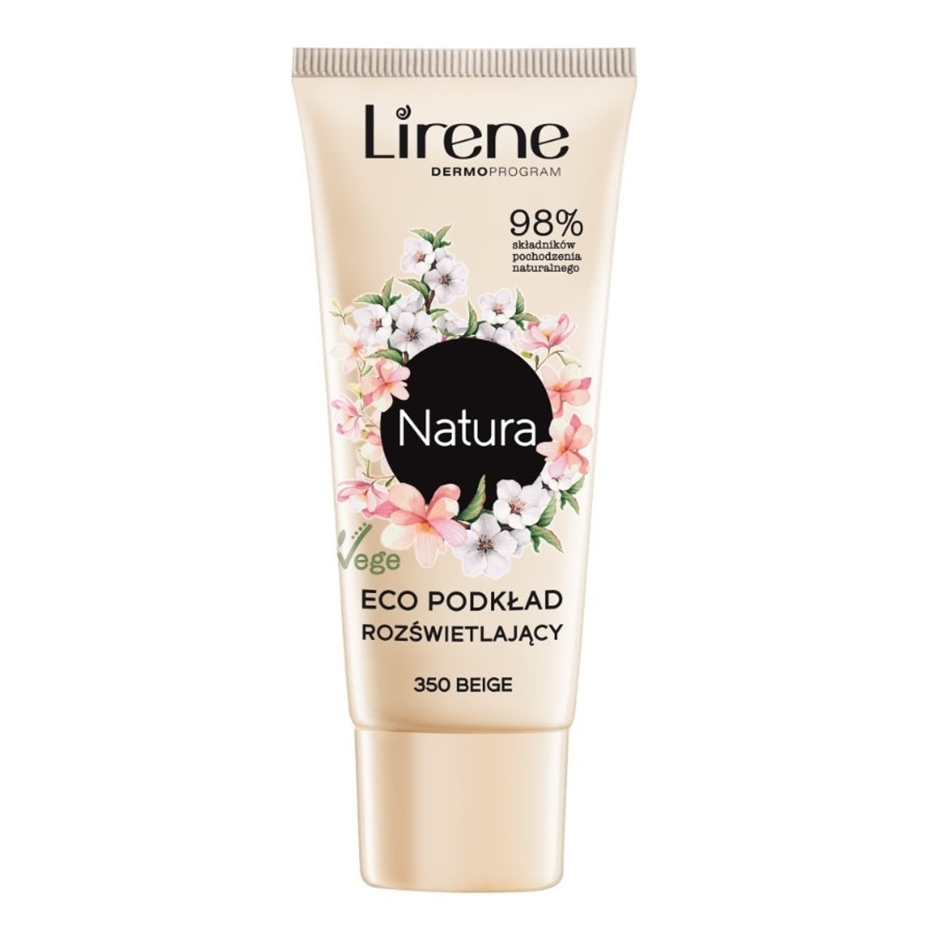 

Lirene Natura Eco podkład rozświetlający 350 Beige 30ml