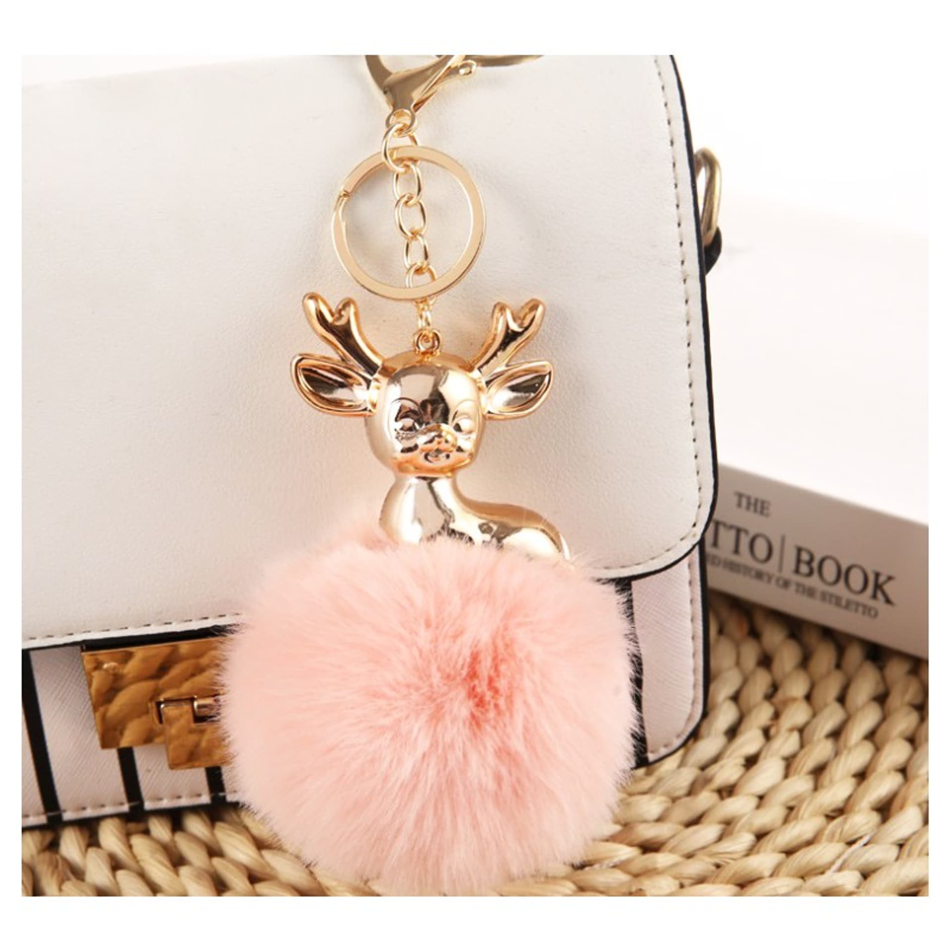 

Brelok do kluczy BAMBI POMPON BRL186
