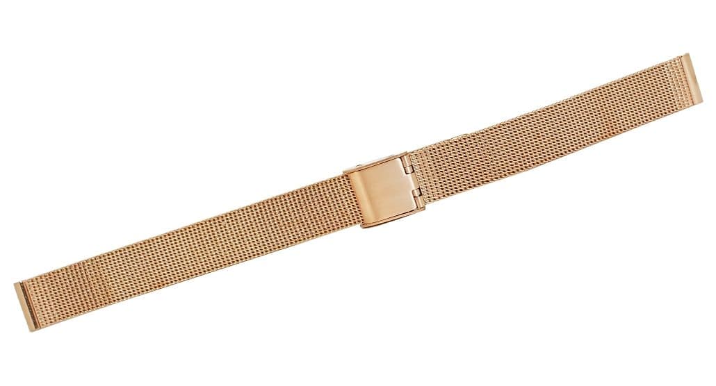 

Bransoleta Siatka Różowe Złoto 12 mm 301RG12