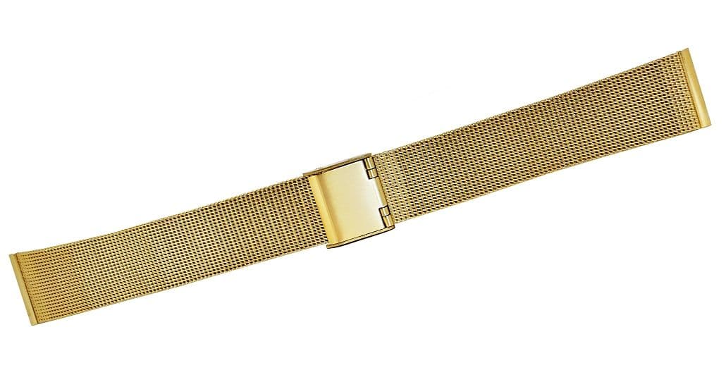 

Bransoleta Siatka Złota 18 mm 301G18
