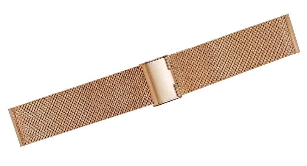 

Bransoleta Siatka Różowe Złoto 22 mm 301RG22