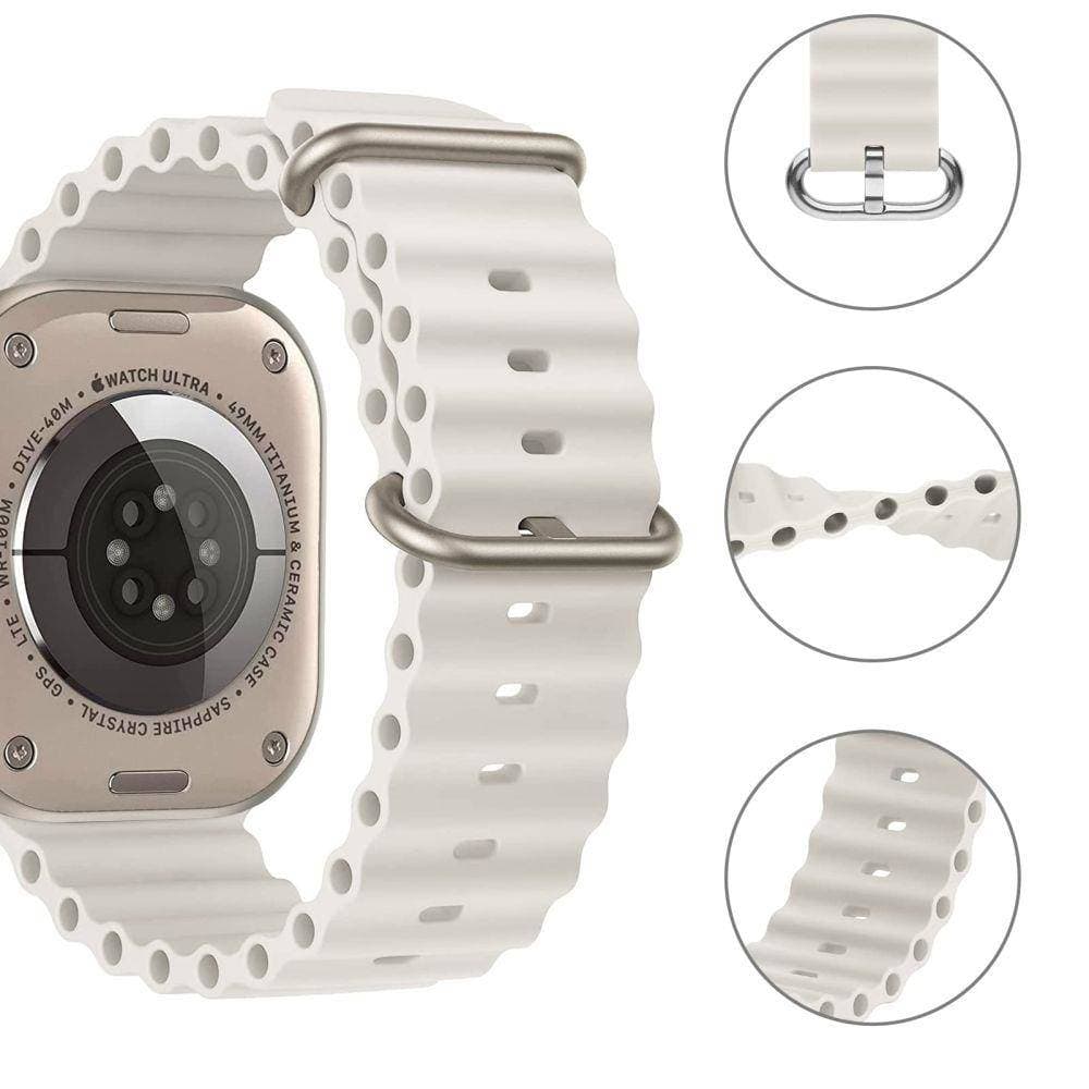 

Pasek do APPLE WATCH 4 / 5 / 6 / 7 / 8 / SE / ULTRA (42 / 44 / 45 / 49 MM) Tech-Protect IconBand beżowe, 42 / 44 / 45 / 49 mm) tech-protect iconband beżow