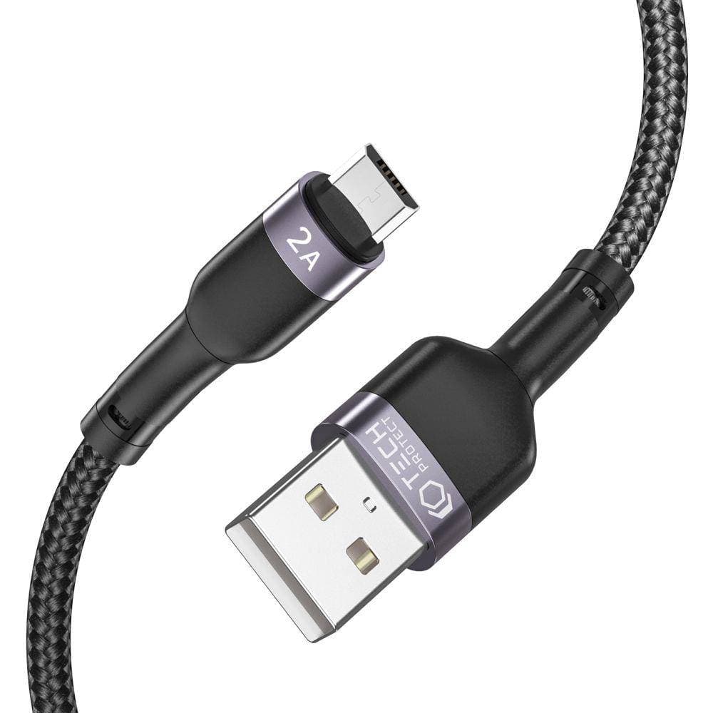 

Kabel 2.4A 0,25m USB - Micro USB Tech-Protect Ultraboost czarny