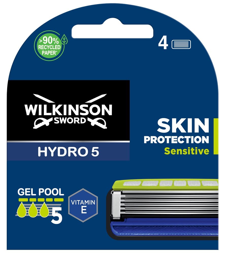 

Wilkinson Hydro 5 Skin Protection Sensitive zapasowe ostrza do maszynki do golenia dla mężczyzn 4szt
