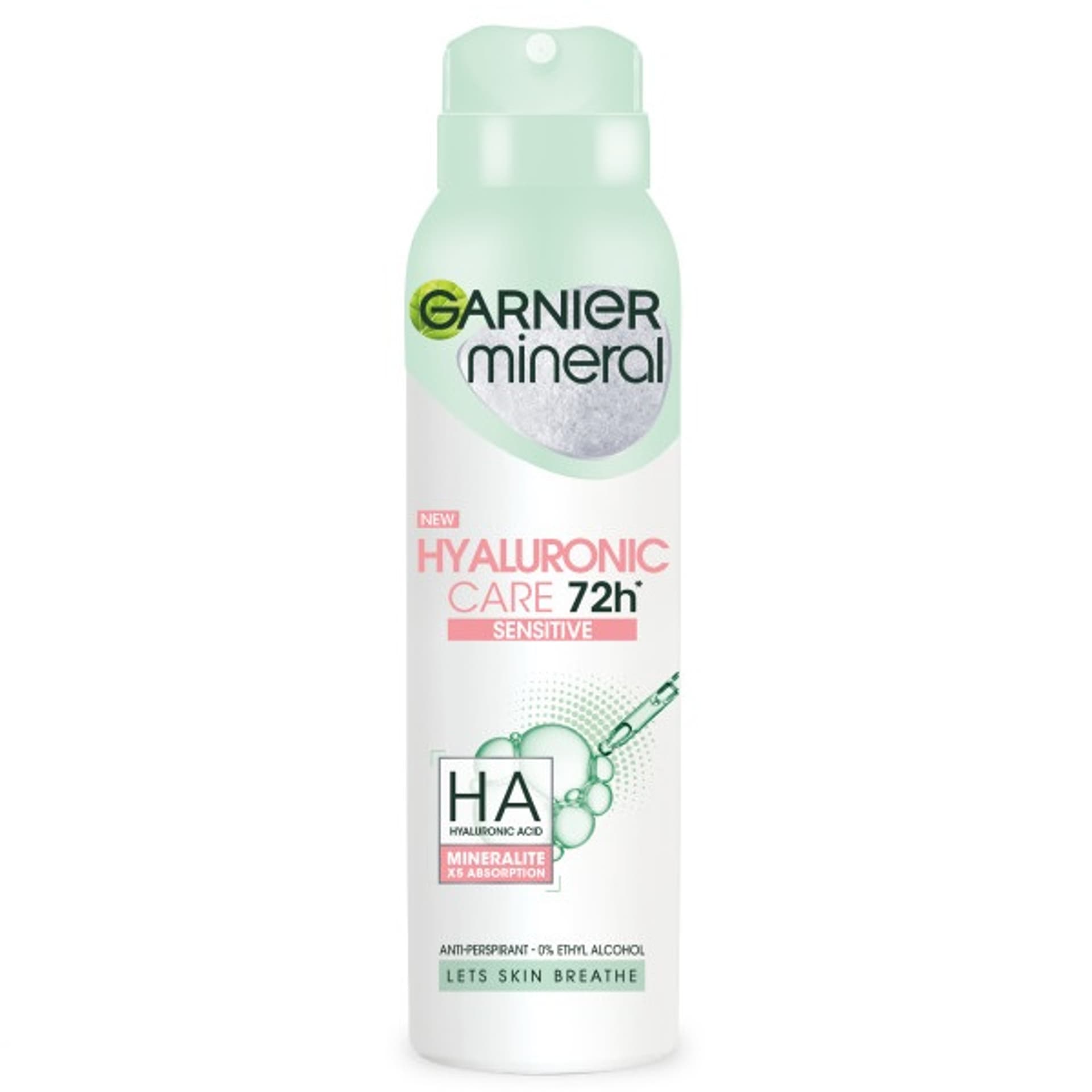

Garnier Mineral Dezodorant w sprayu 72H Hyaluronic Care - Sensitive 150ml
