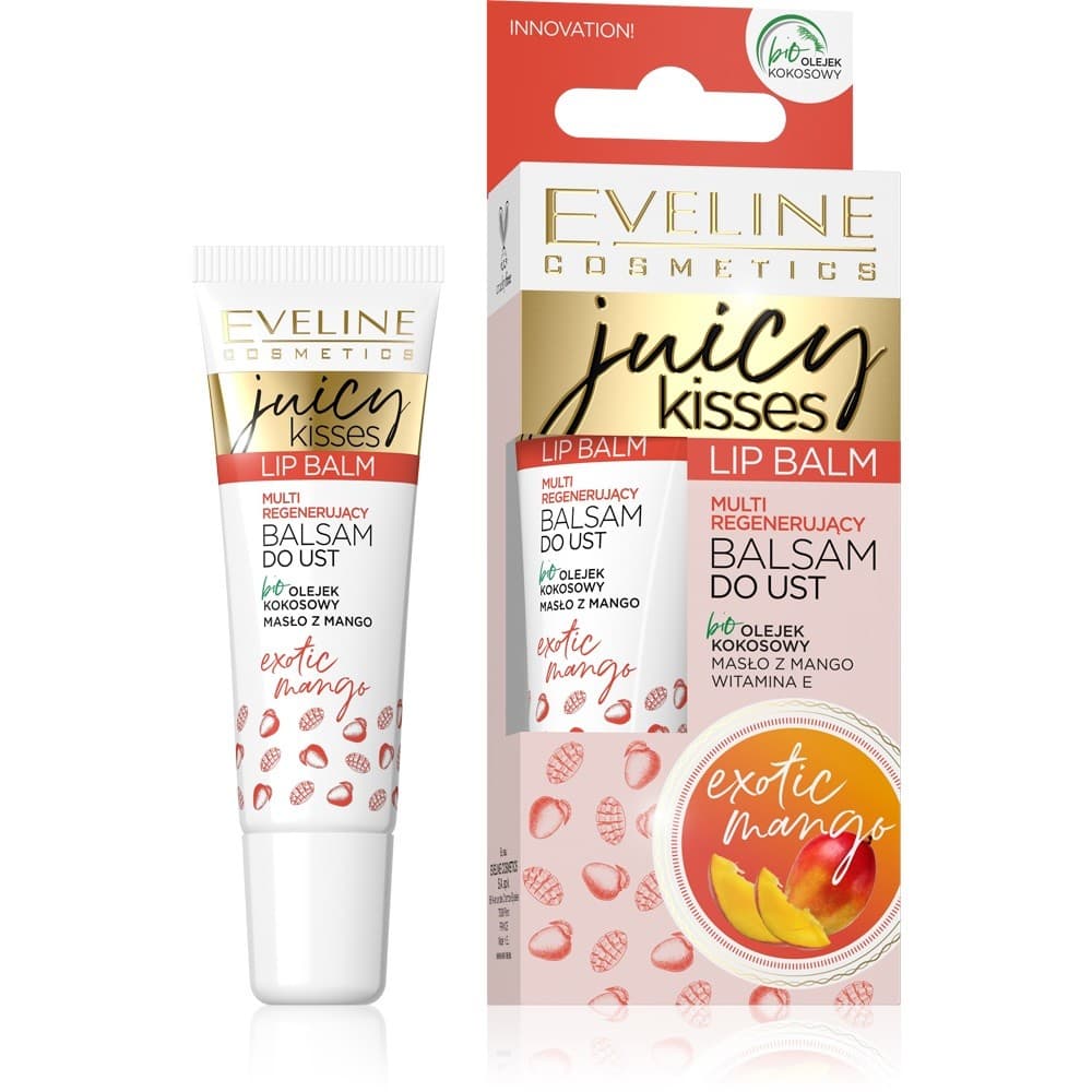 

Eveline Juicy Kisses Balsam do ust multi regenerujący Exotic Mango 12ml