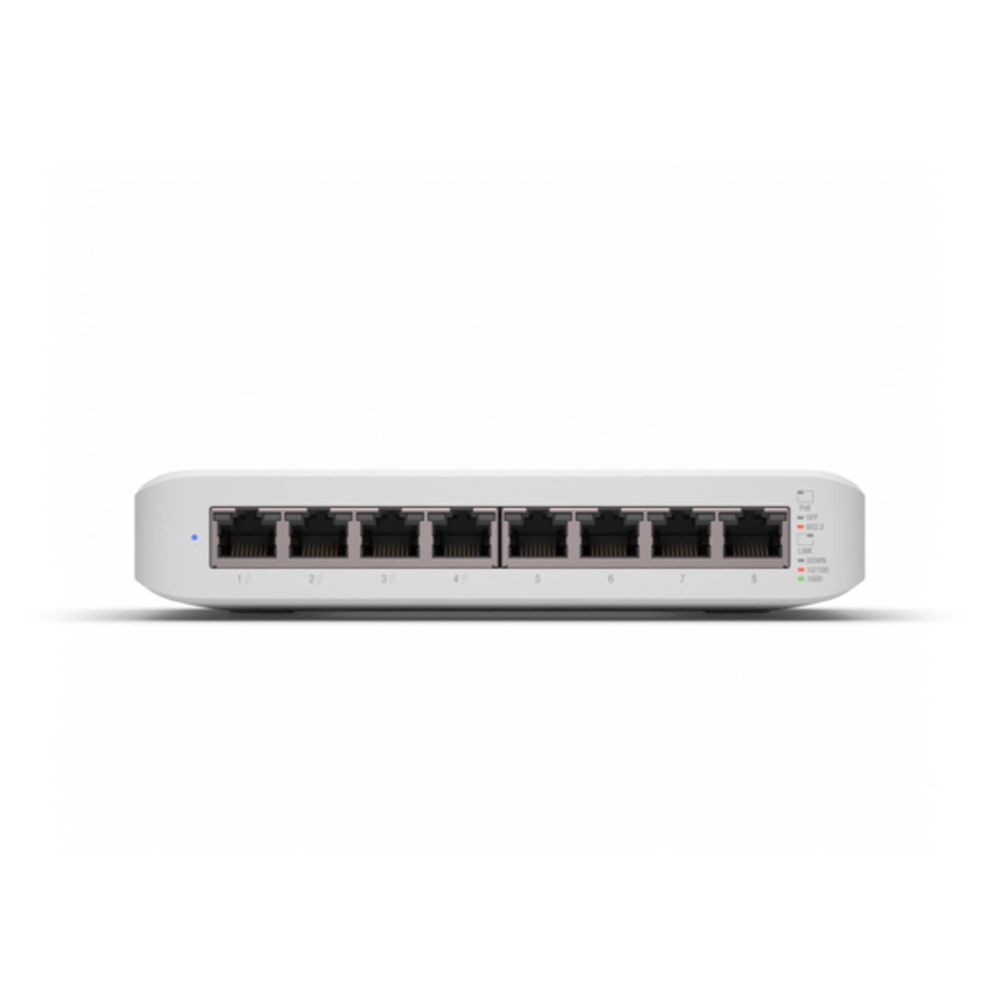 

UBIQUITI USW-LITE-8-POE UNIFI SWITCH GEN2 8x GIGABIT, 4x POE+, LAYER 2, 30W PER PORT, TOTAL 52W