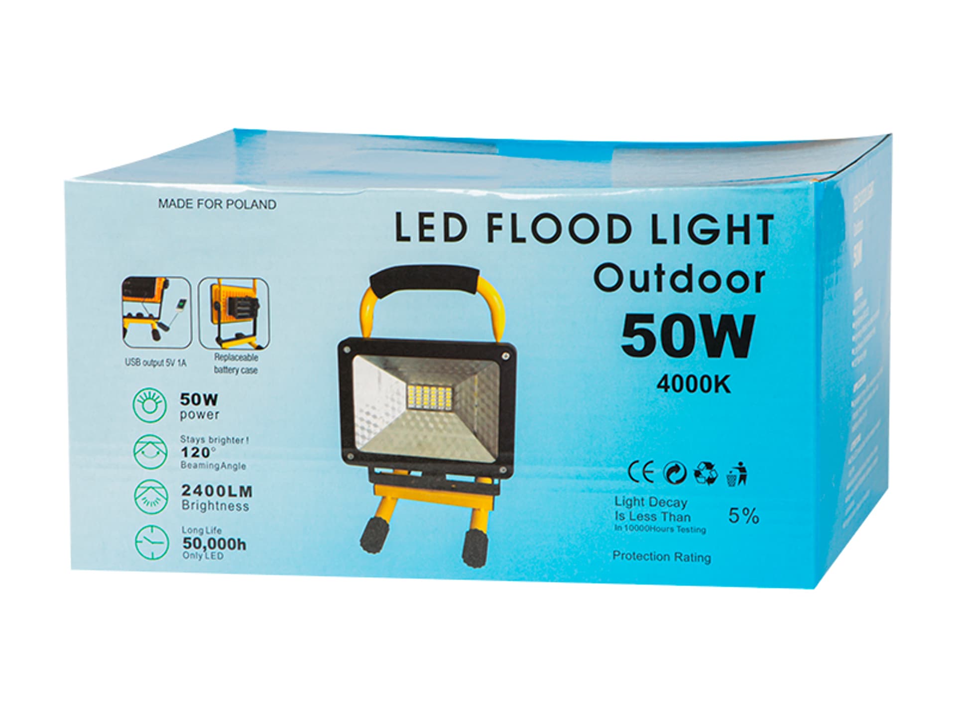 

71-570# Lampa halogenowa led smd 50w przenośny