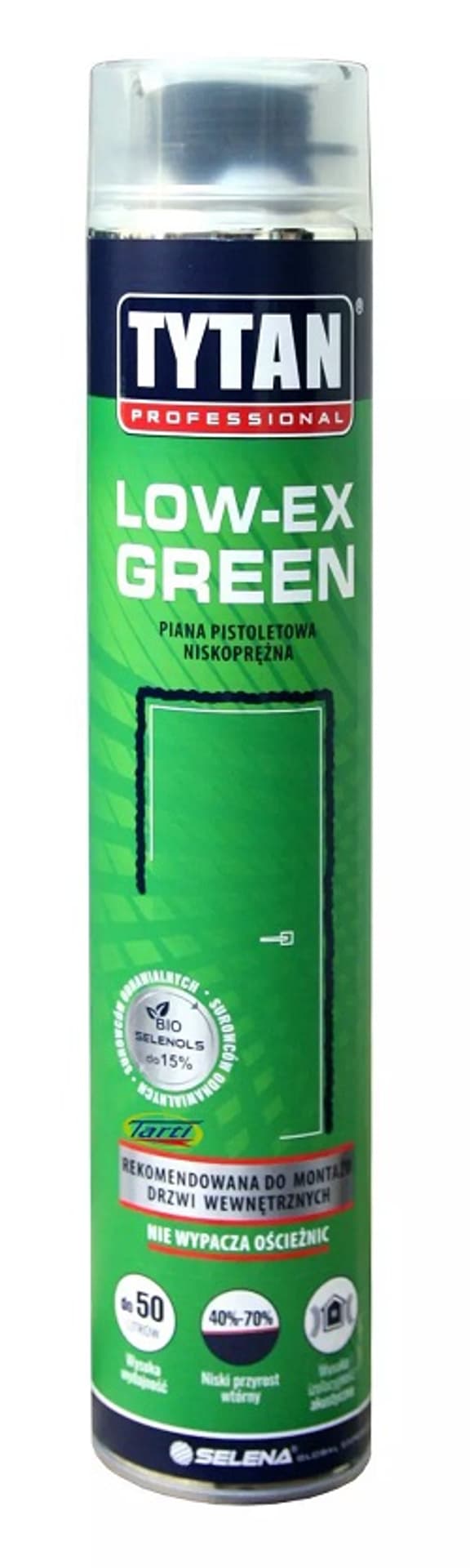 

PIANKA PISTOLETOWA NISKOPRĘŻNA LOW-EX GREEN 750ML