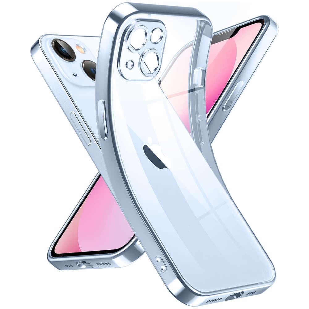 

Etui Alogy TPU Luxury Case z osłonką na aparat do Apple iPhone 13 niebiesko-przezroczyste