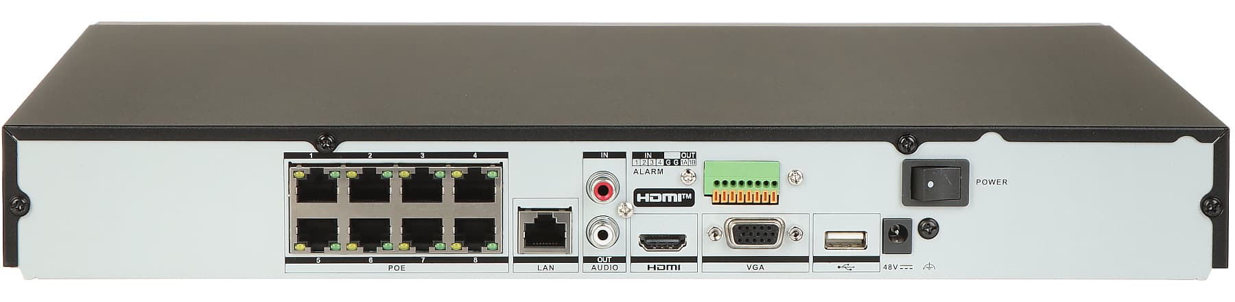

REJESTRATOR IP DS-7608NXI-K2/8P 8 KANAŁÓW, 8 PoE ACUSENSE Hikvision