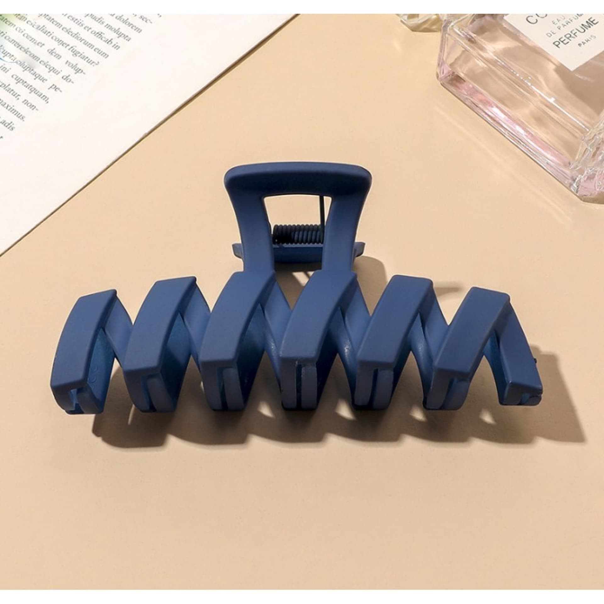 

Spinka do włosów klamra XL granat 11 cm SP129N
